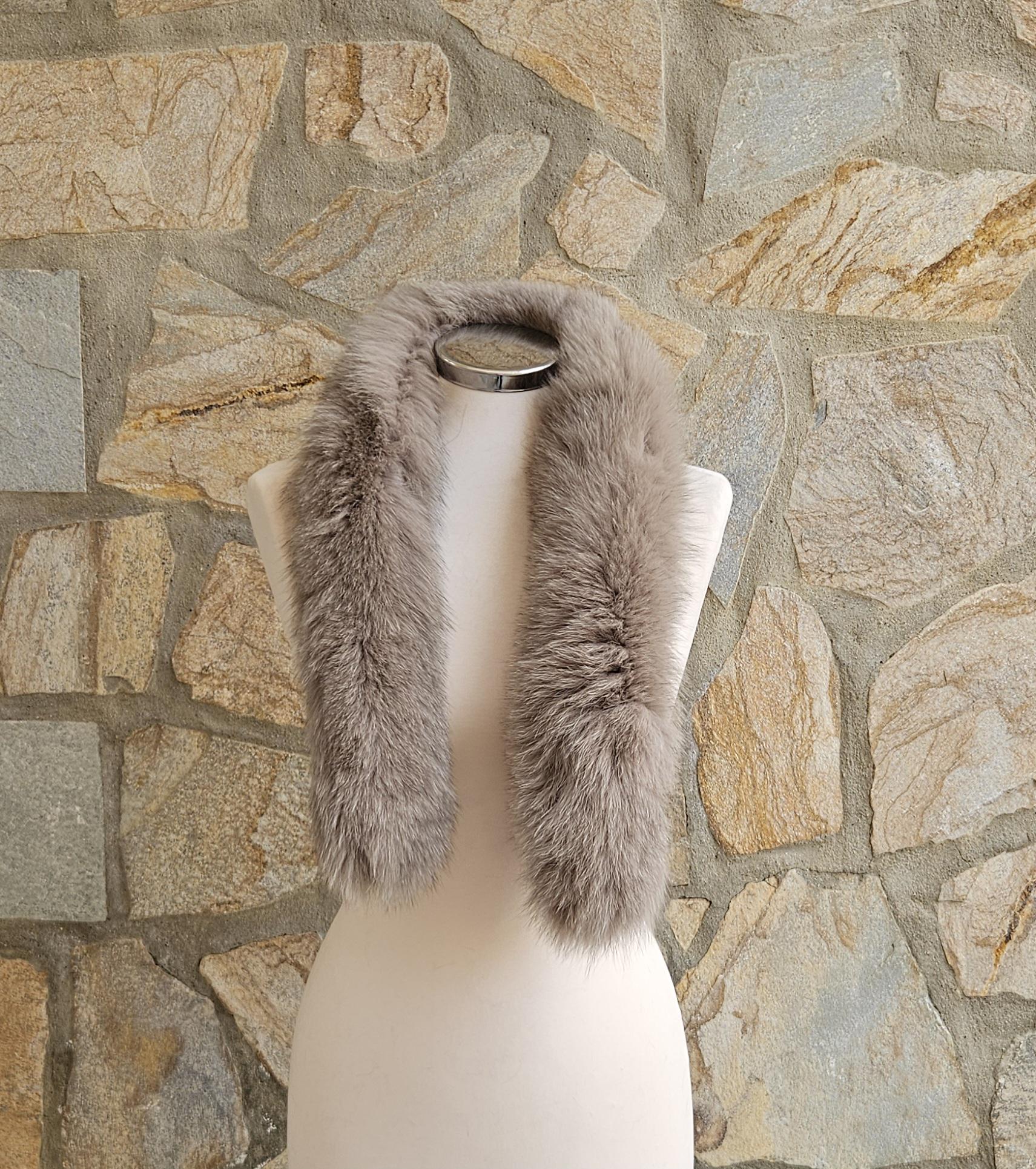 Real Fur Fox Scarf - Image 3