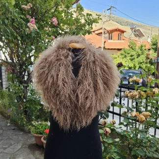 Real Mongolian Fur Collar