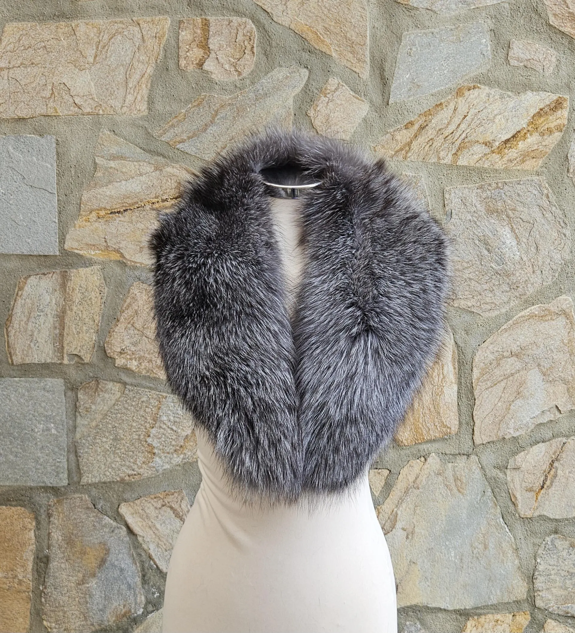 Real Fox Fur Collar