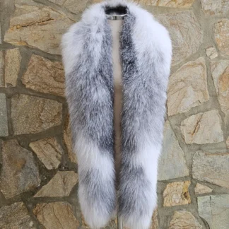 Real Fox Fur Stole Collar