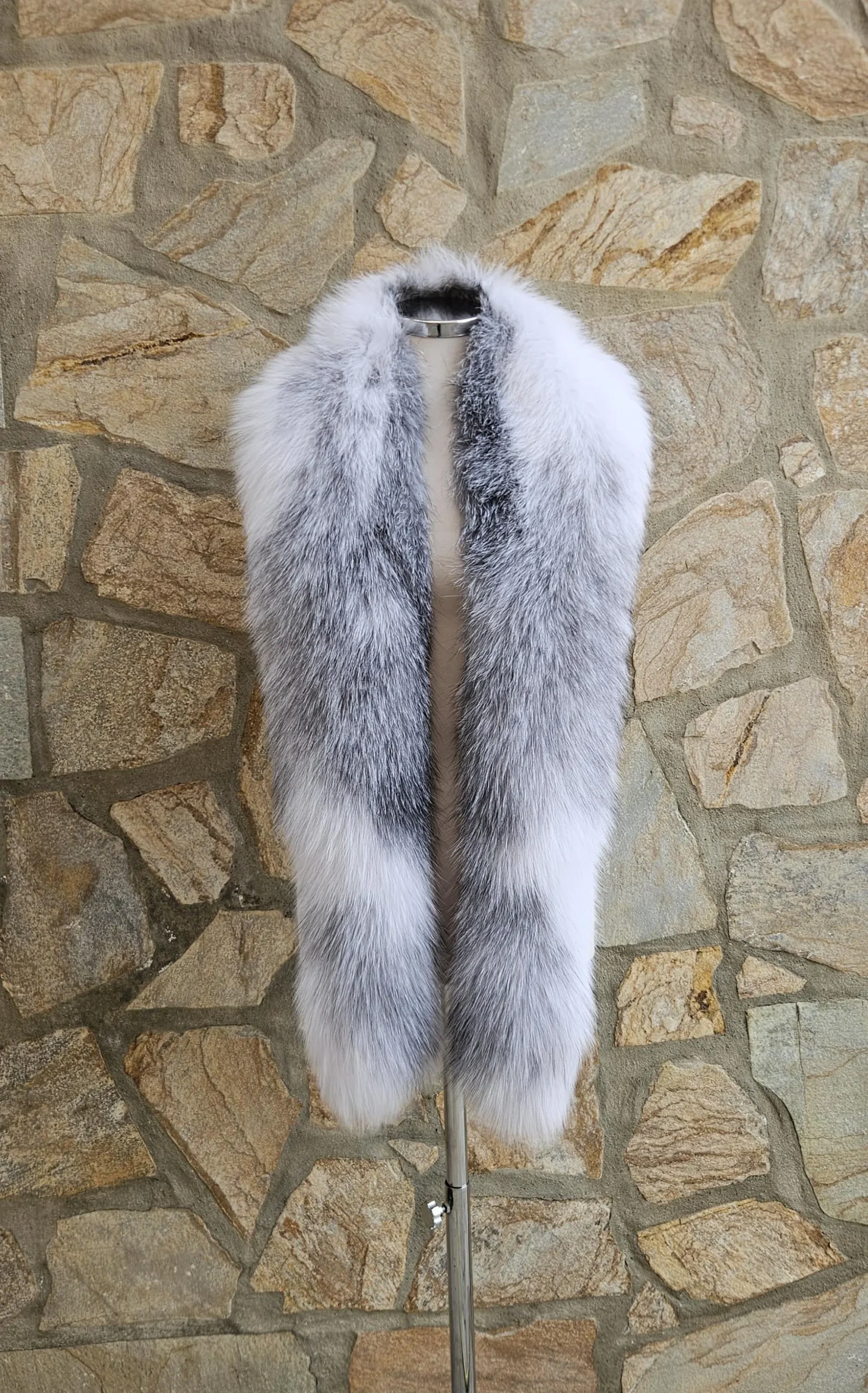 Real Fox Fur Stole Collar