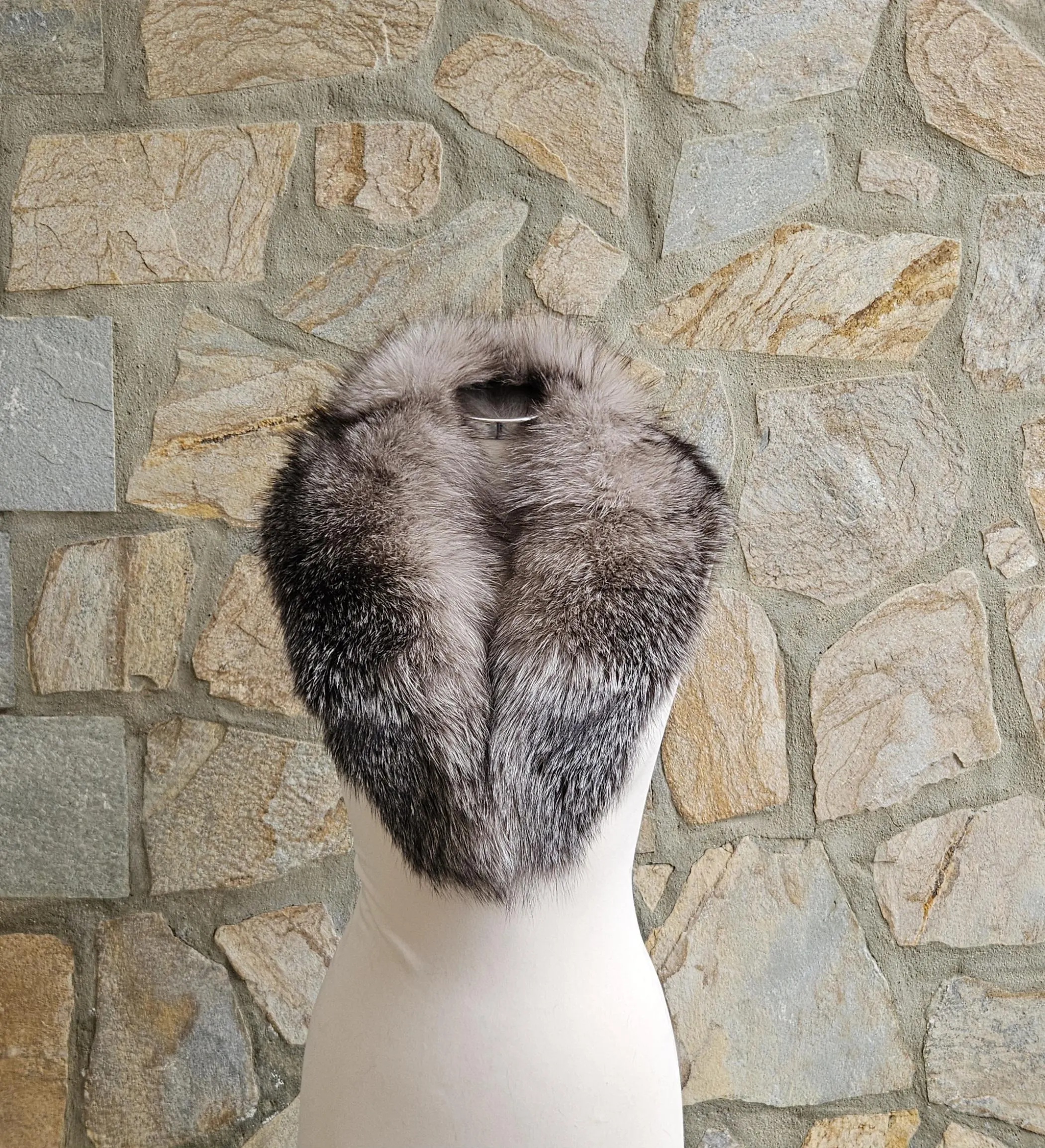 Real Fox Fur Collar