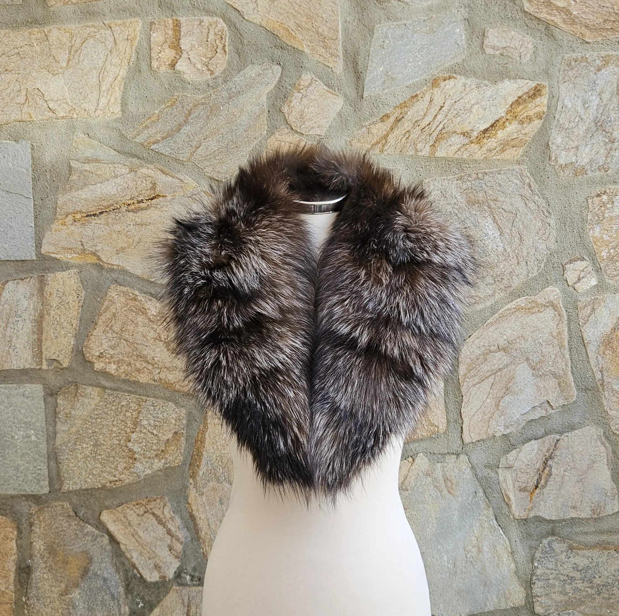 Real Fox Fur Collar