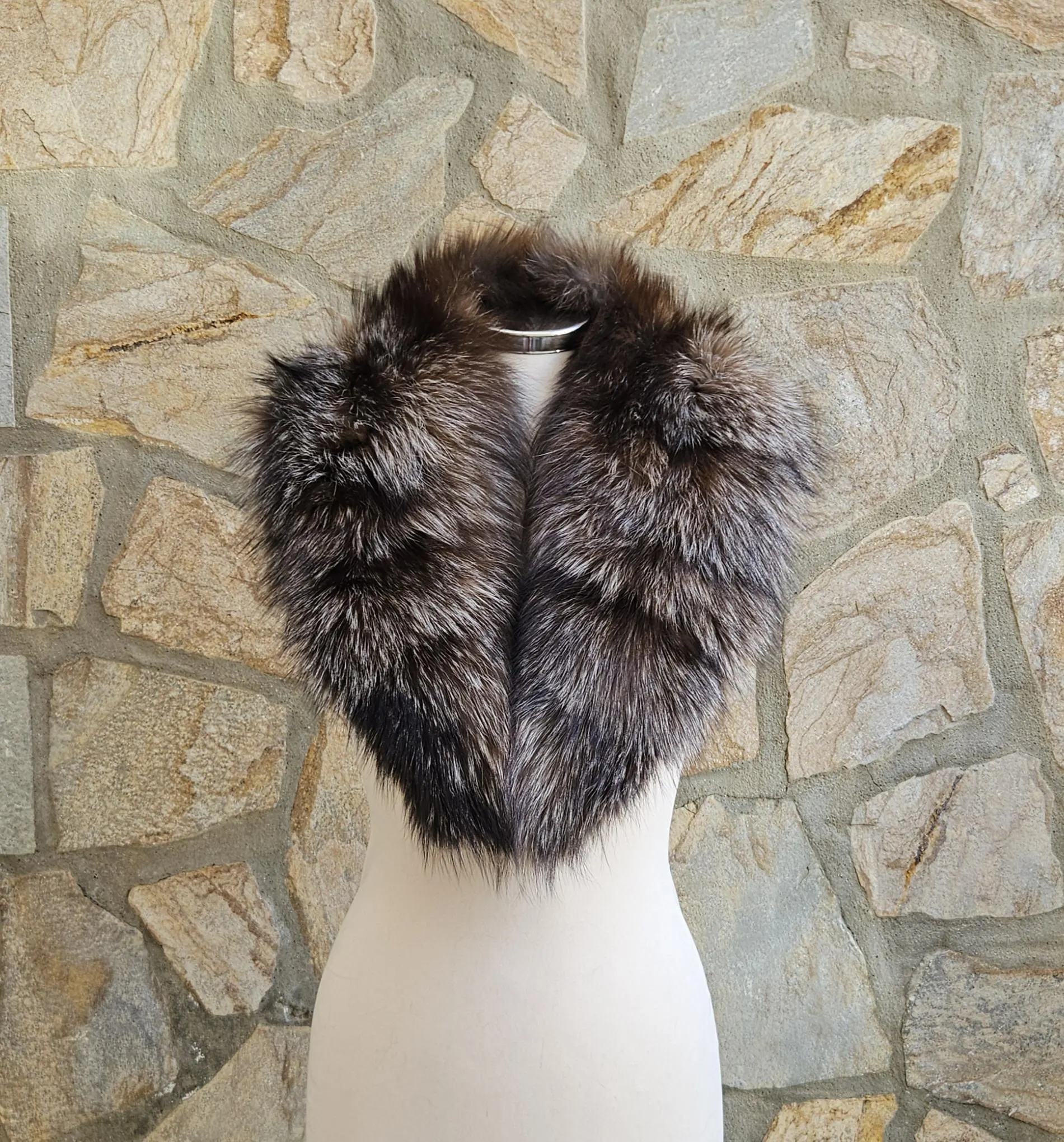 Real Fox Fur Collar - Image 3