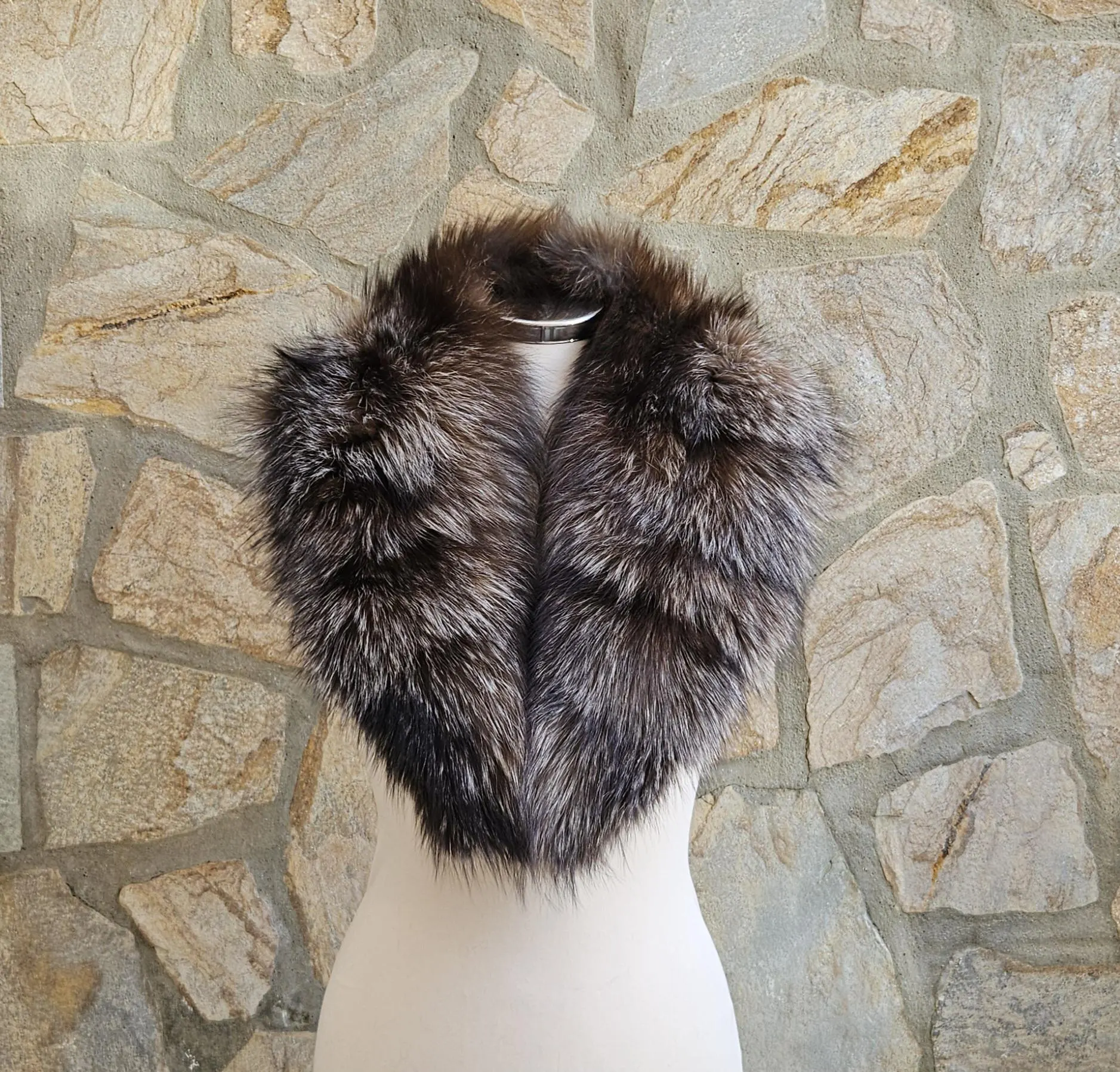 Real Fox Fur Collar - Image 4