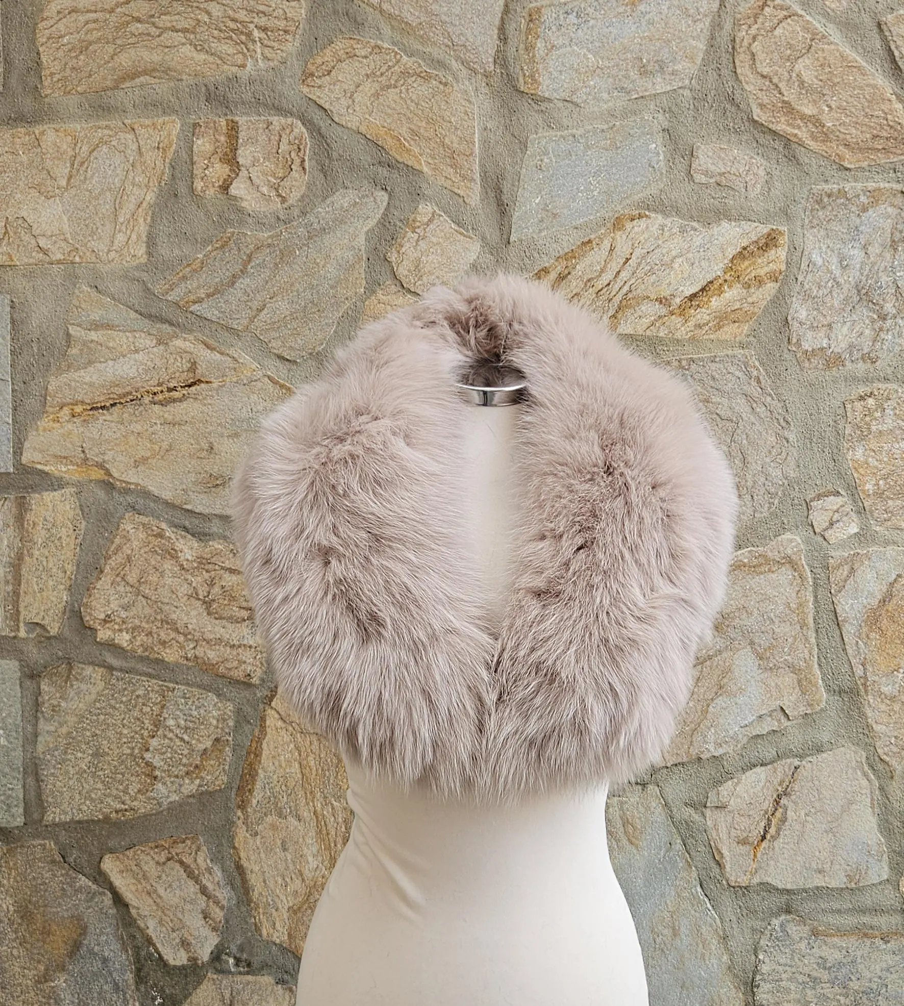 Real Fox Fur Collar - Image 3