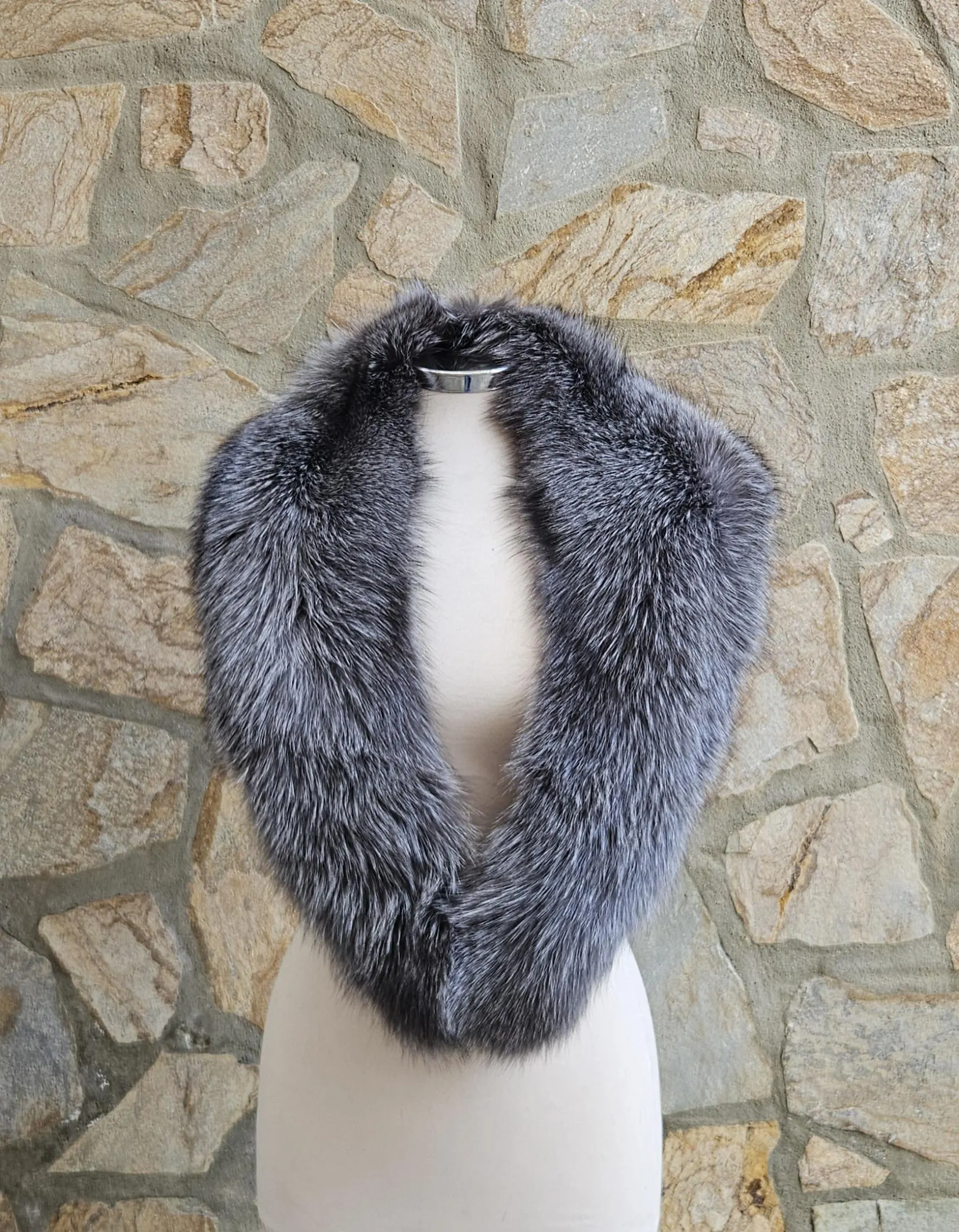 Real Fox Fur Collar - Image 4