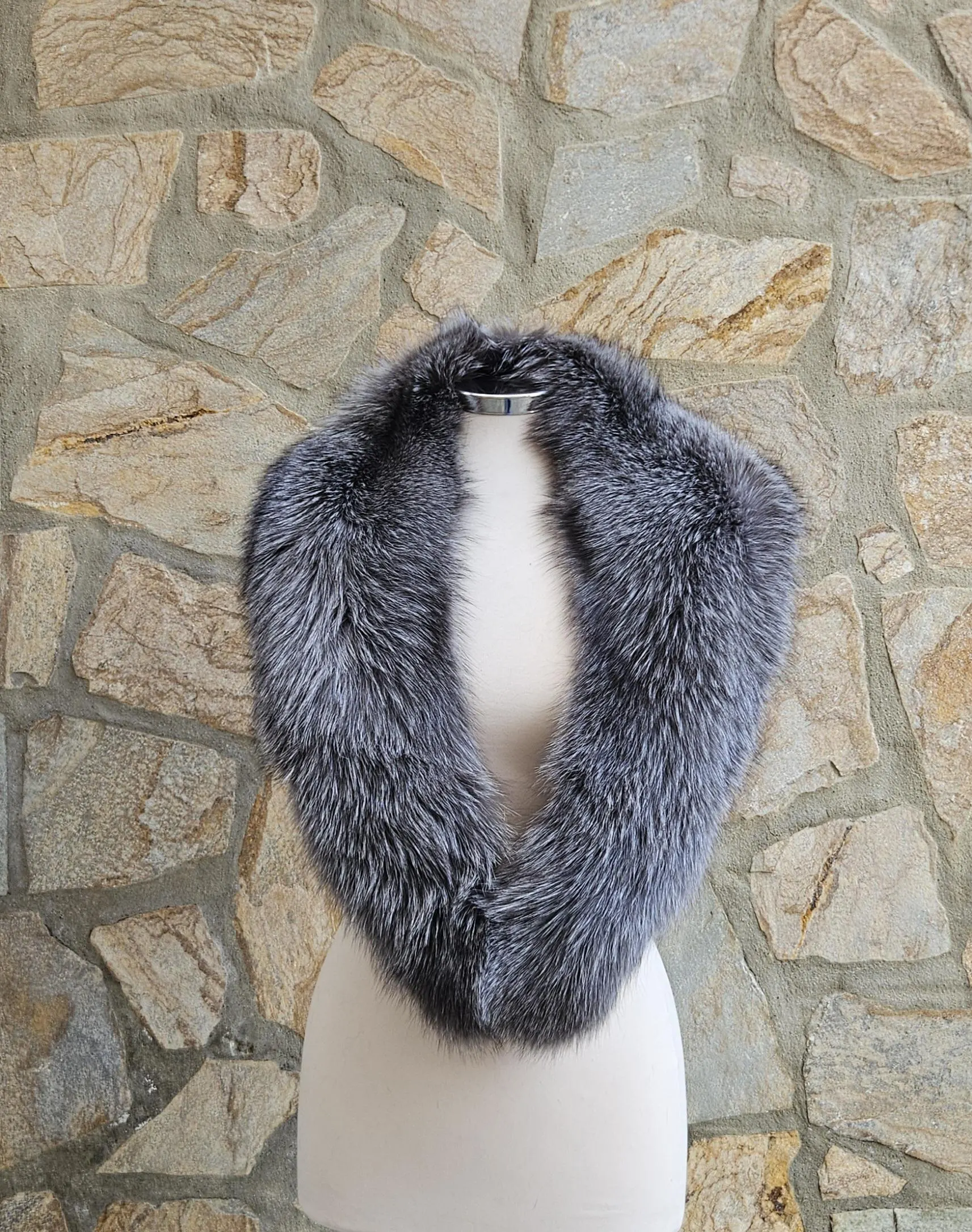 Real Fox Fur Collar - Image 3