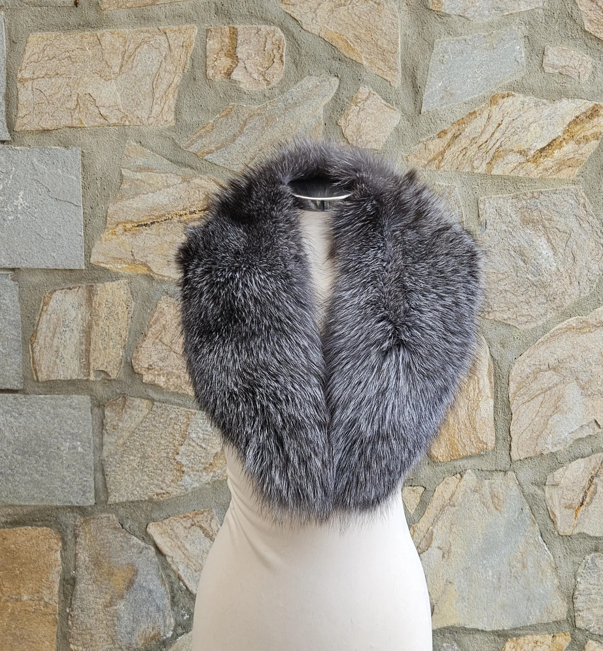 Real Fox Fur Collar