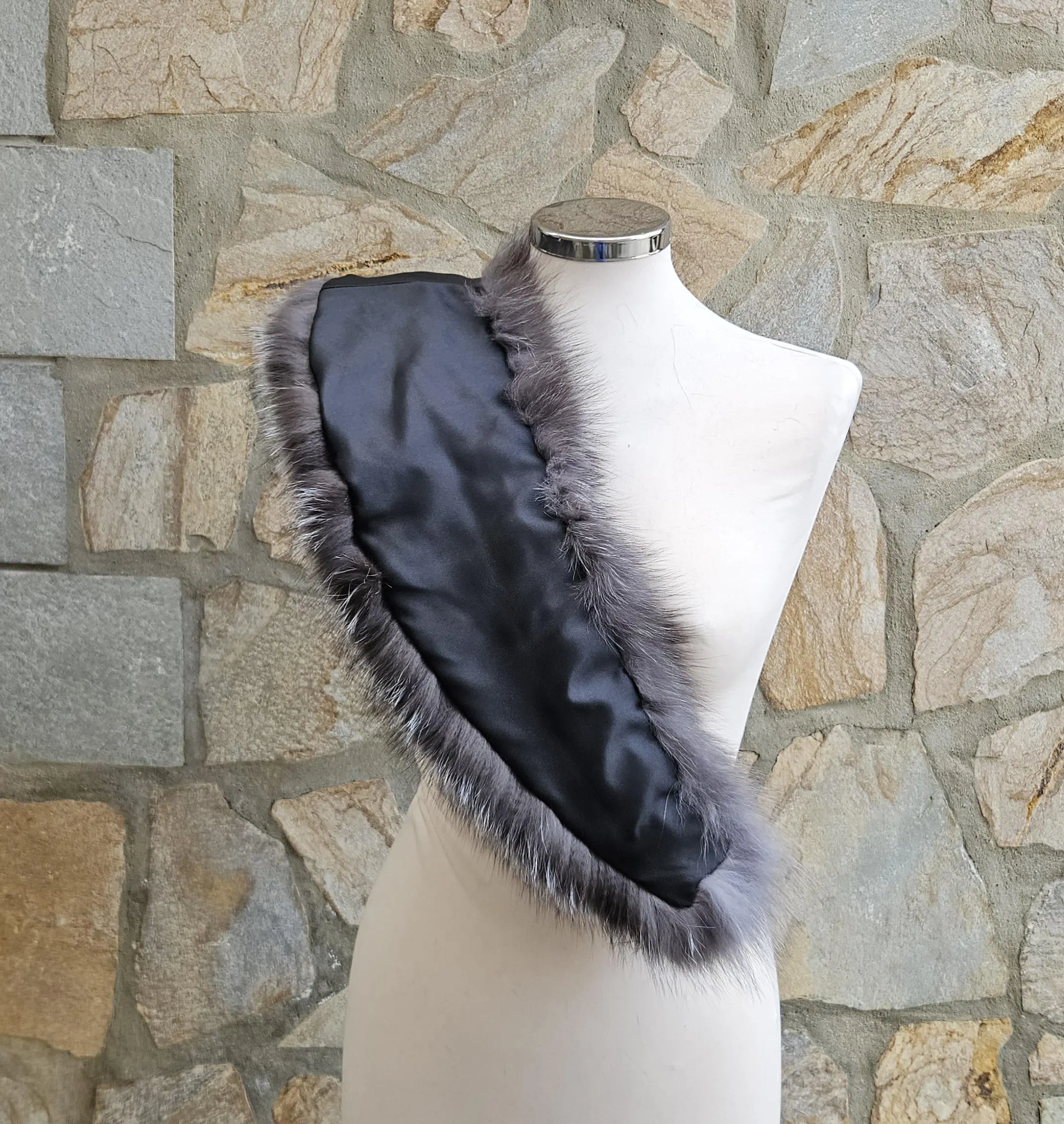 Real Fox Fur Collar - Image 5