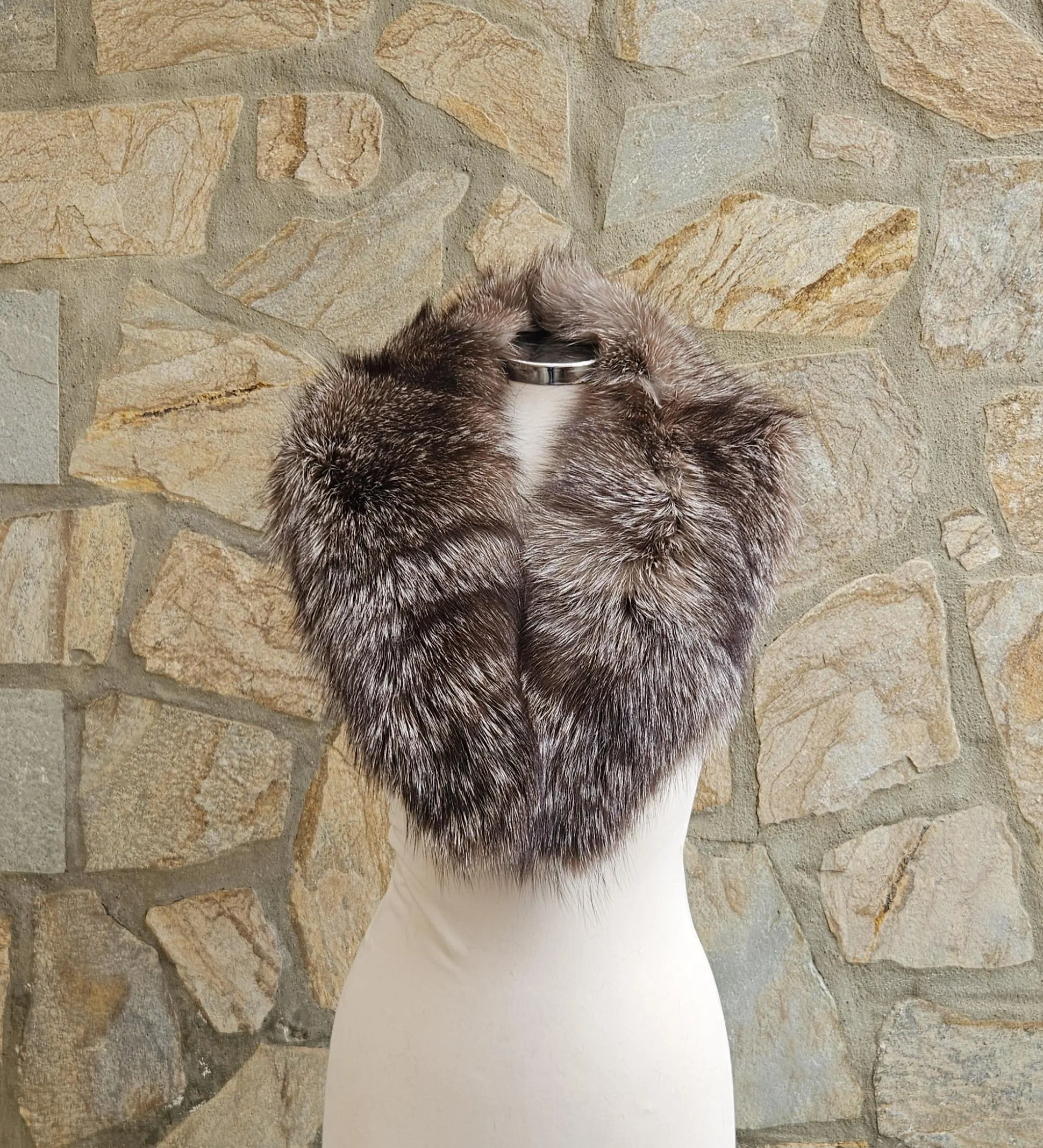 Real Fox Fur Collar