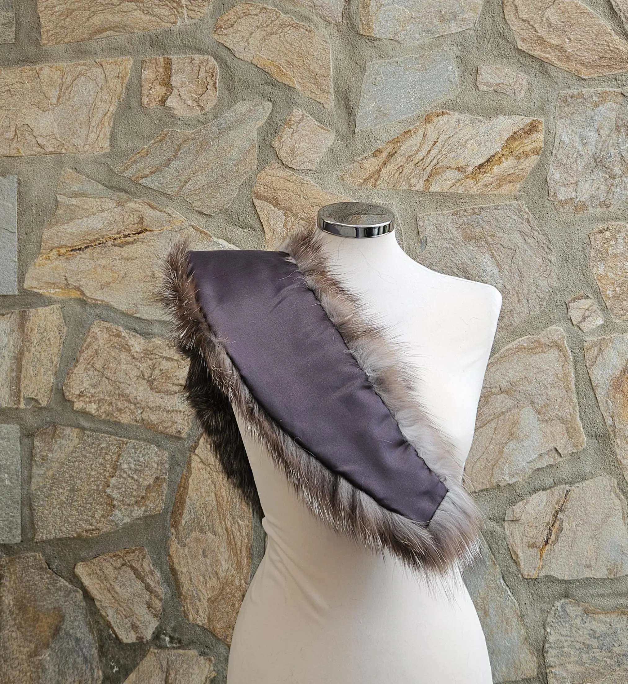 Real Fox Fur Collar - Image 4
