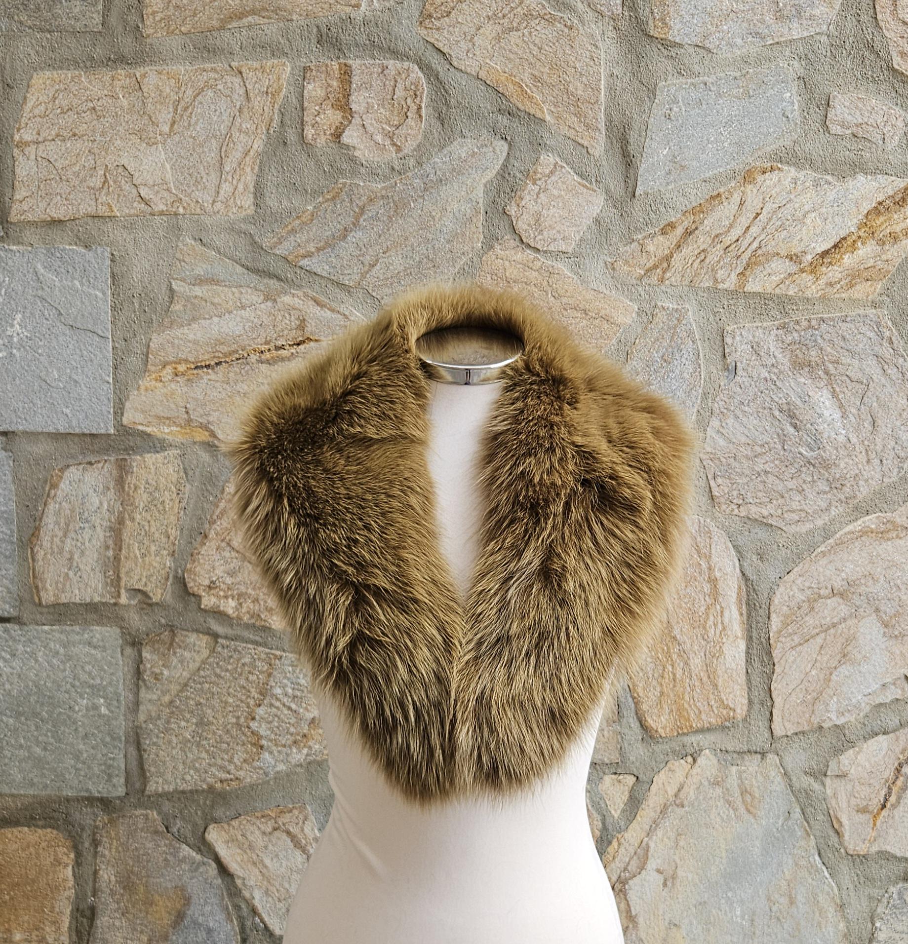 Real Fox Fur Collar