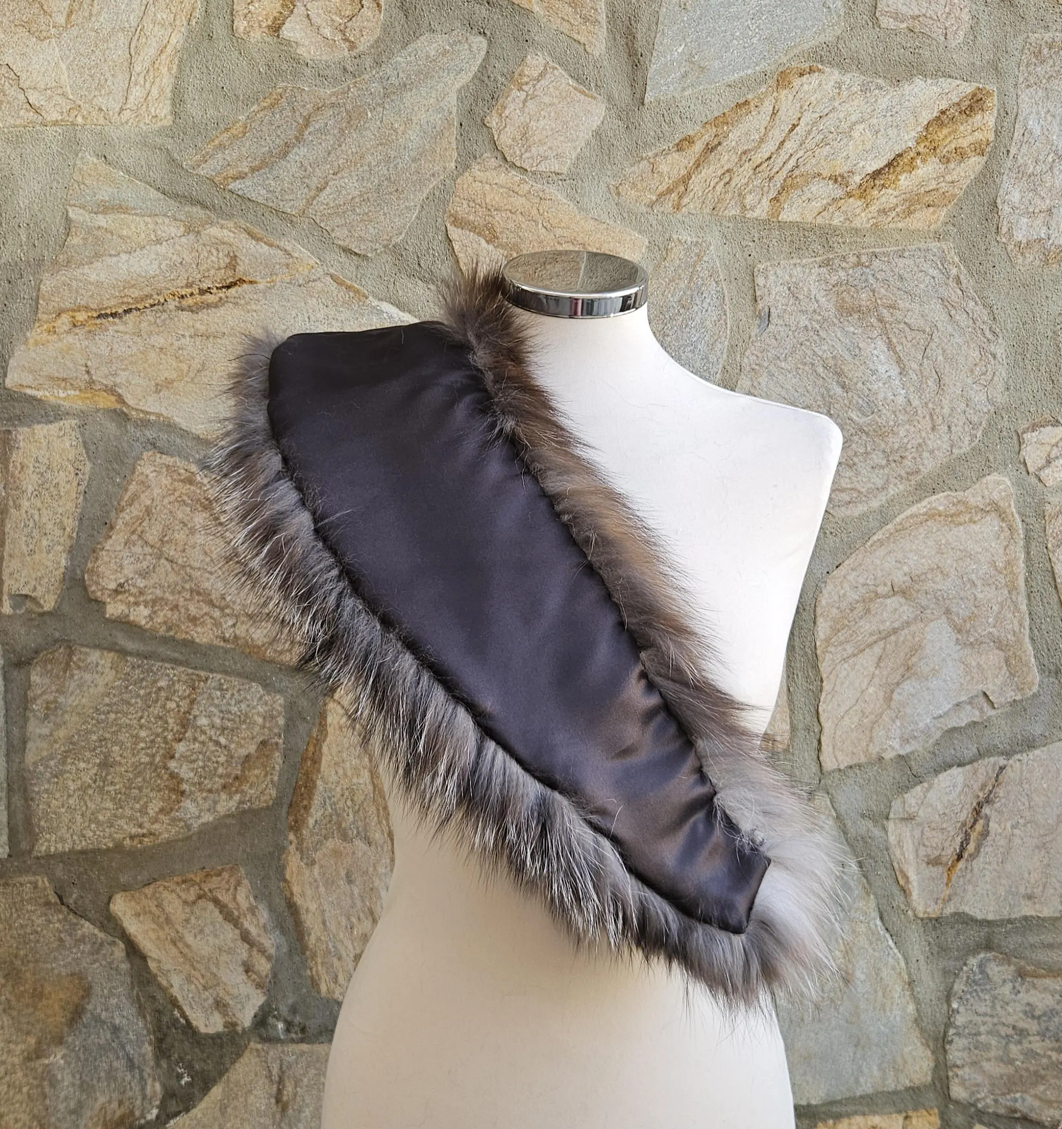 Real Fox Fur Collar - Image 5