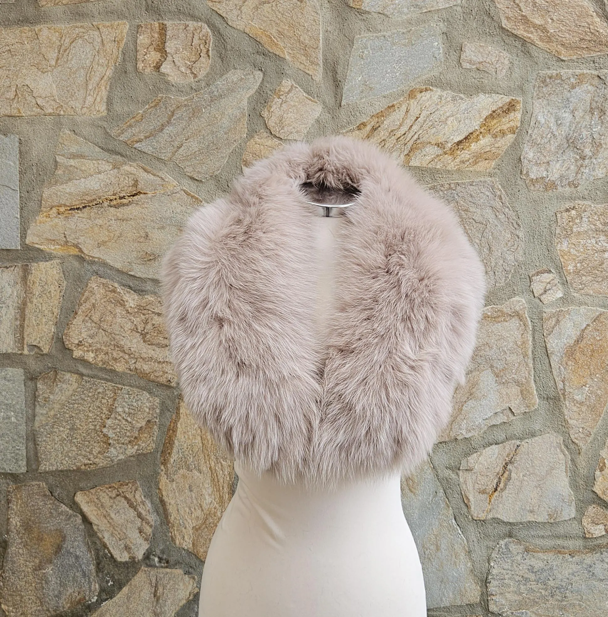 Real Fox Fur Collar - Image 4