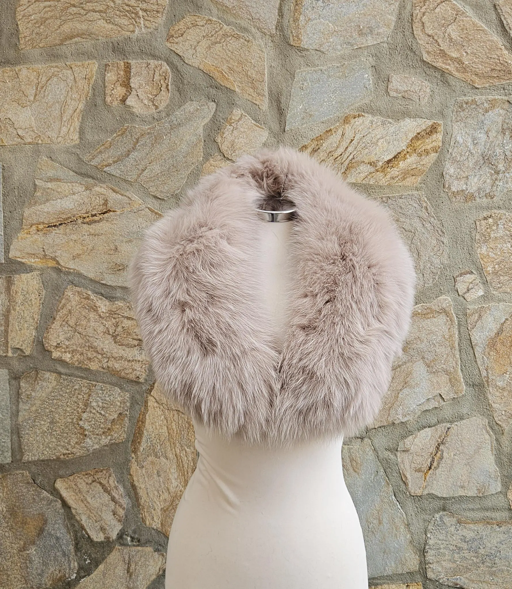 Real Fox Fur Collar