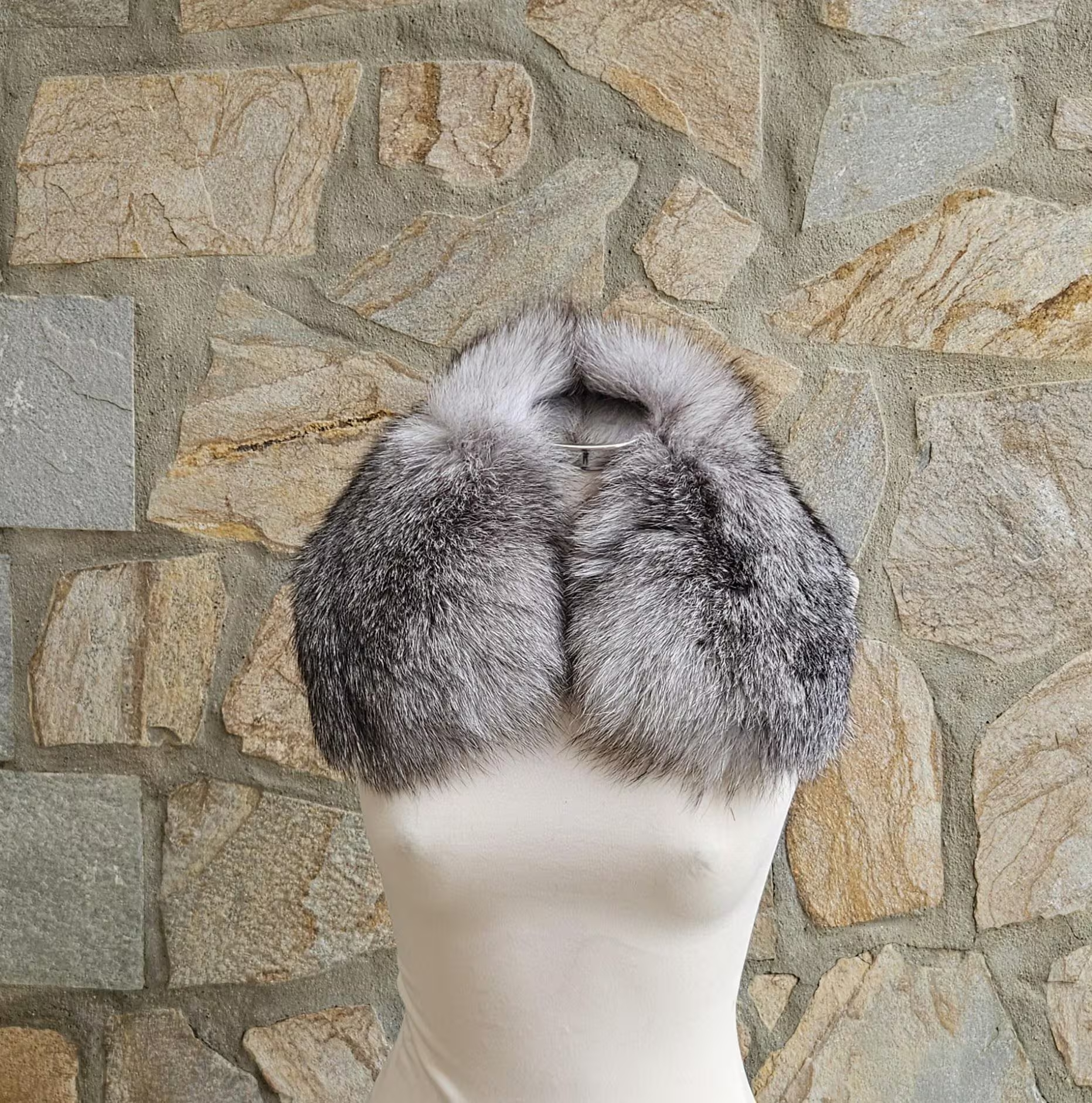 Real Fox Fur Collar