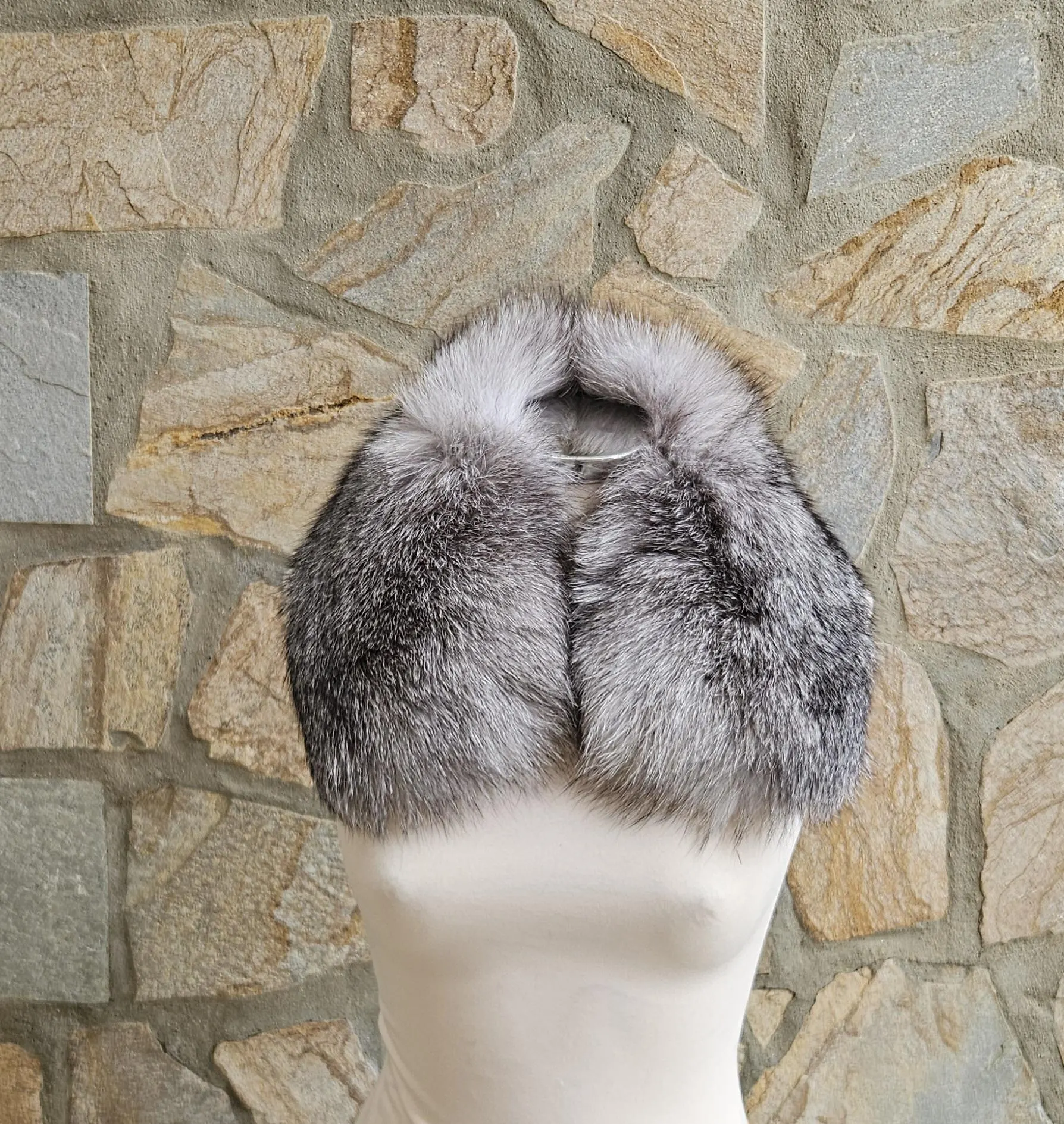 Real Fox Fur Collar - Image 3