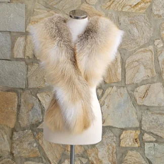 Real Fox Fur Stole Collar