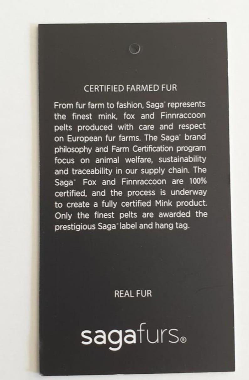 Real Fin Raccoon Fur Collar - Image 2