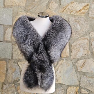 Real Fox Fur Stole Collar