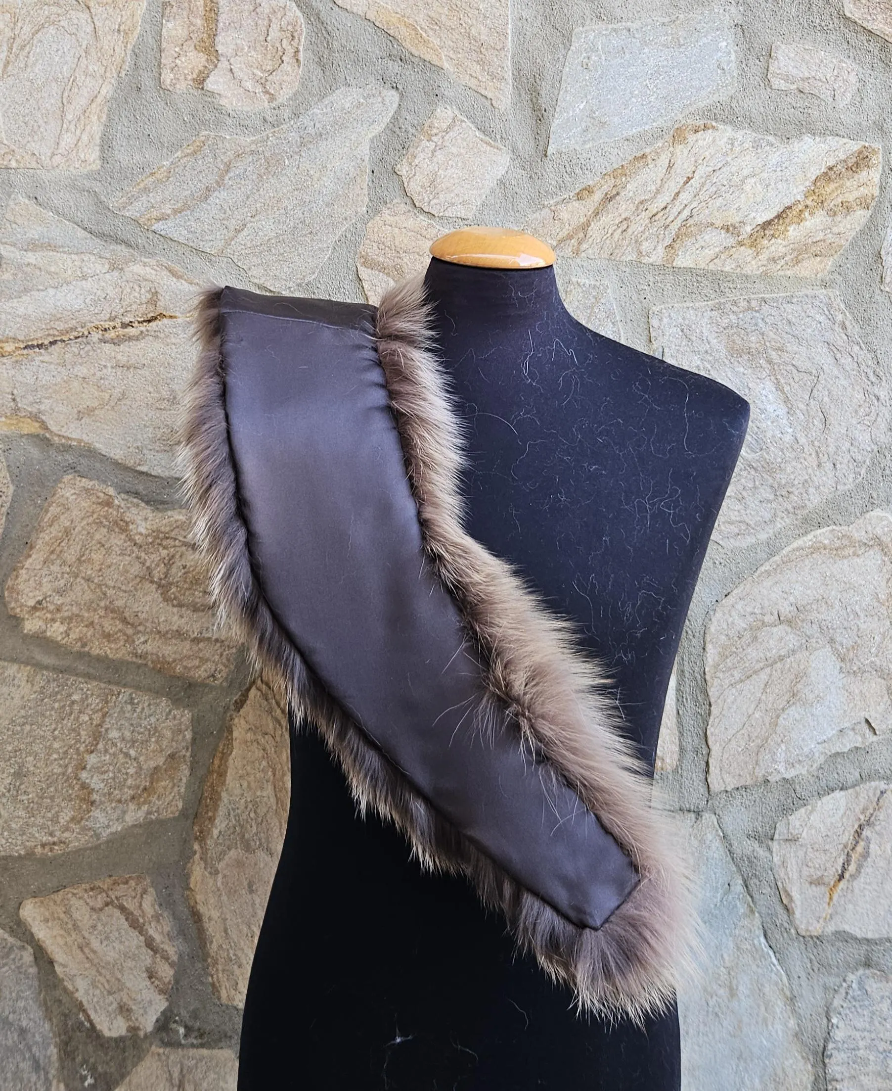 Real Fox Fur Collar - Image 5