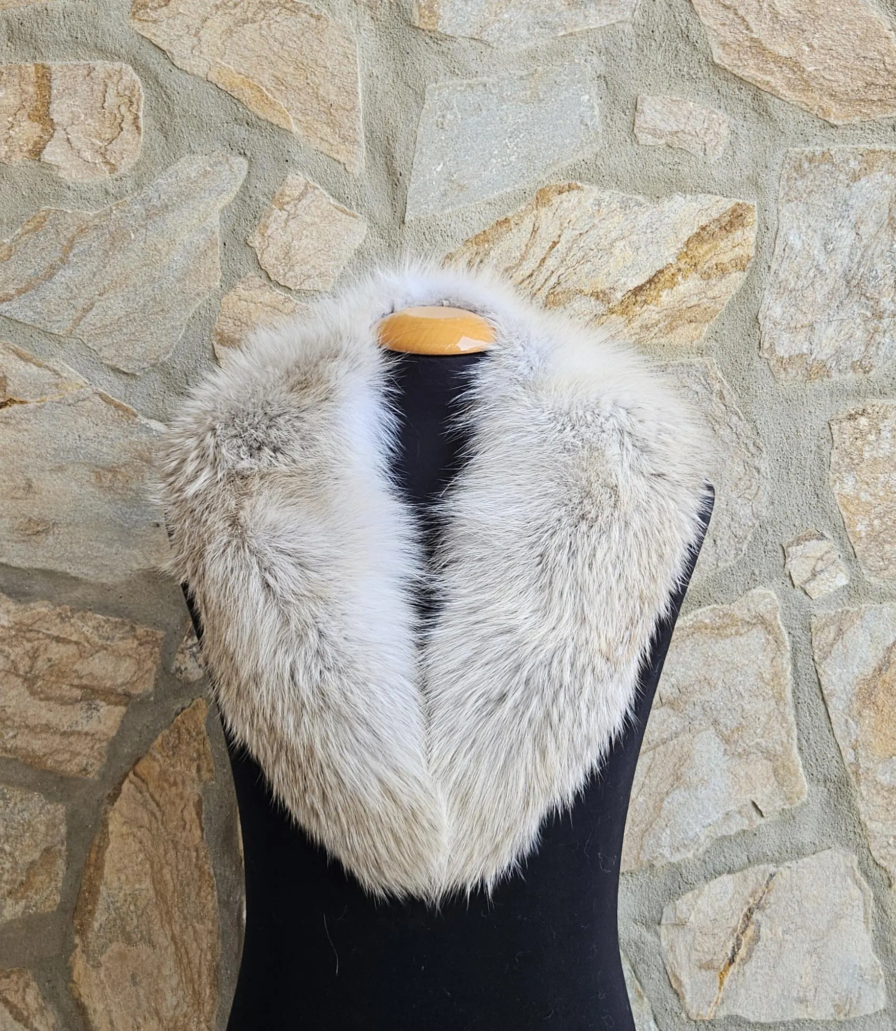 Real Fox Fur Collar