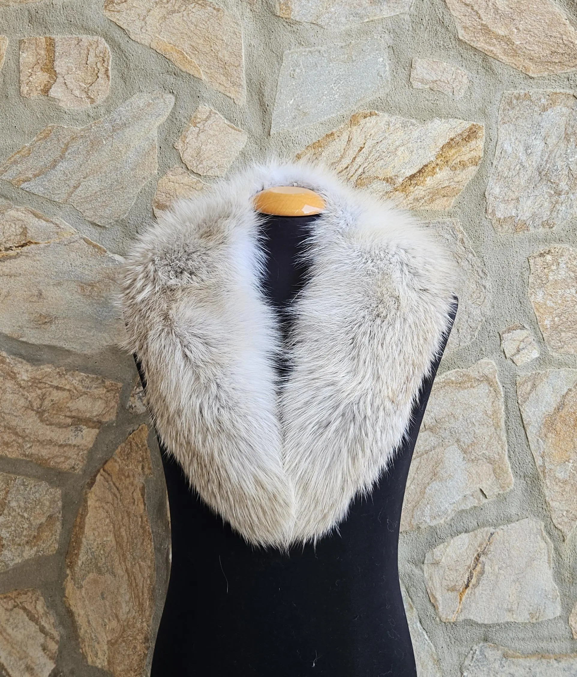 Real Fox Fur Collar - Image 3