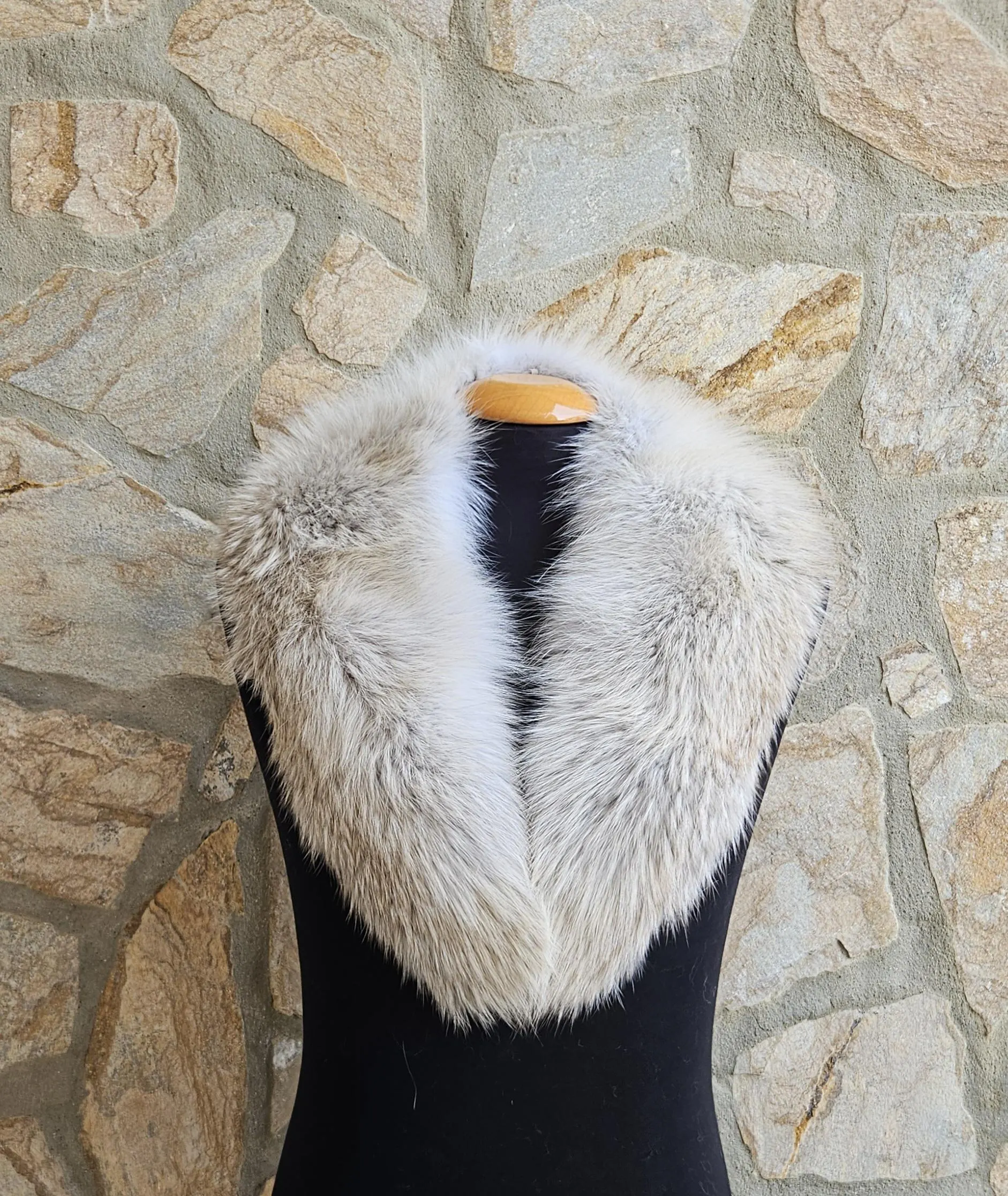 Real Fox Fur Collar - Image 4