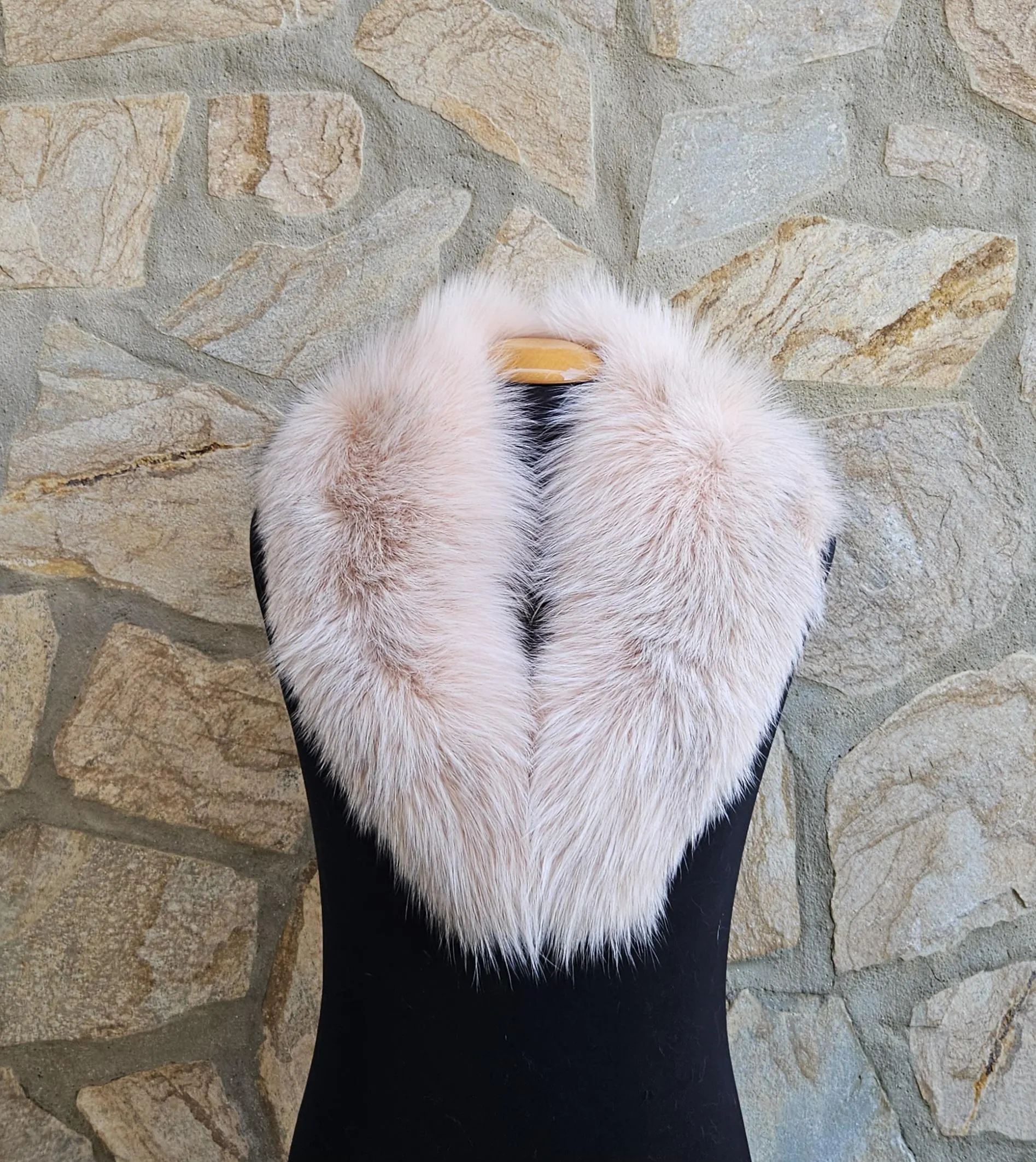 Real Fox Fur Collar