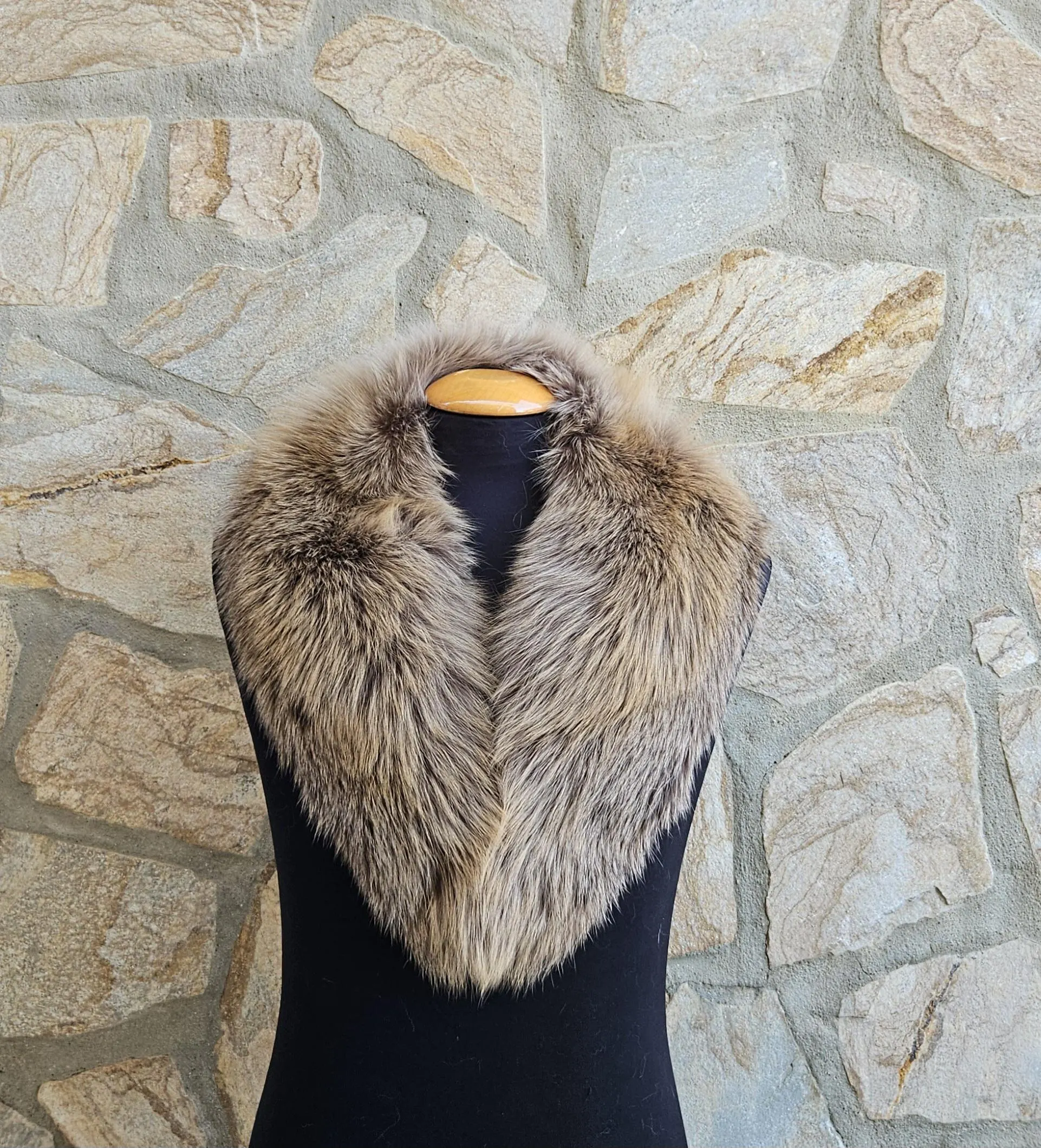 Real Fox Fur Collar - Image 4