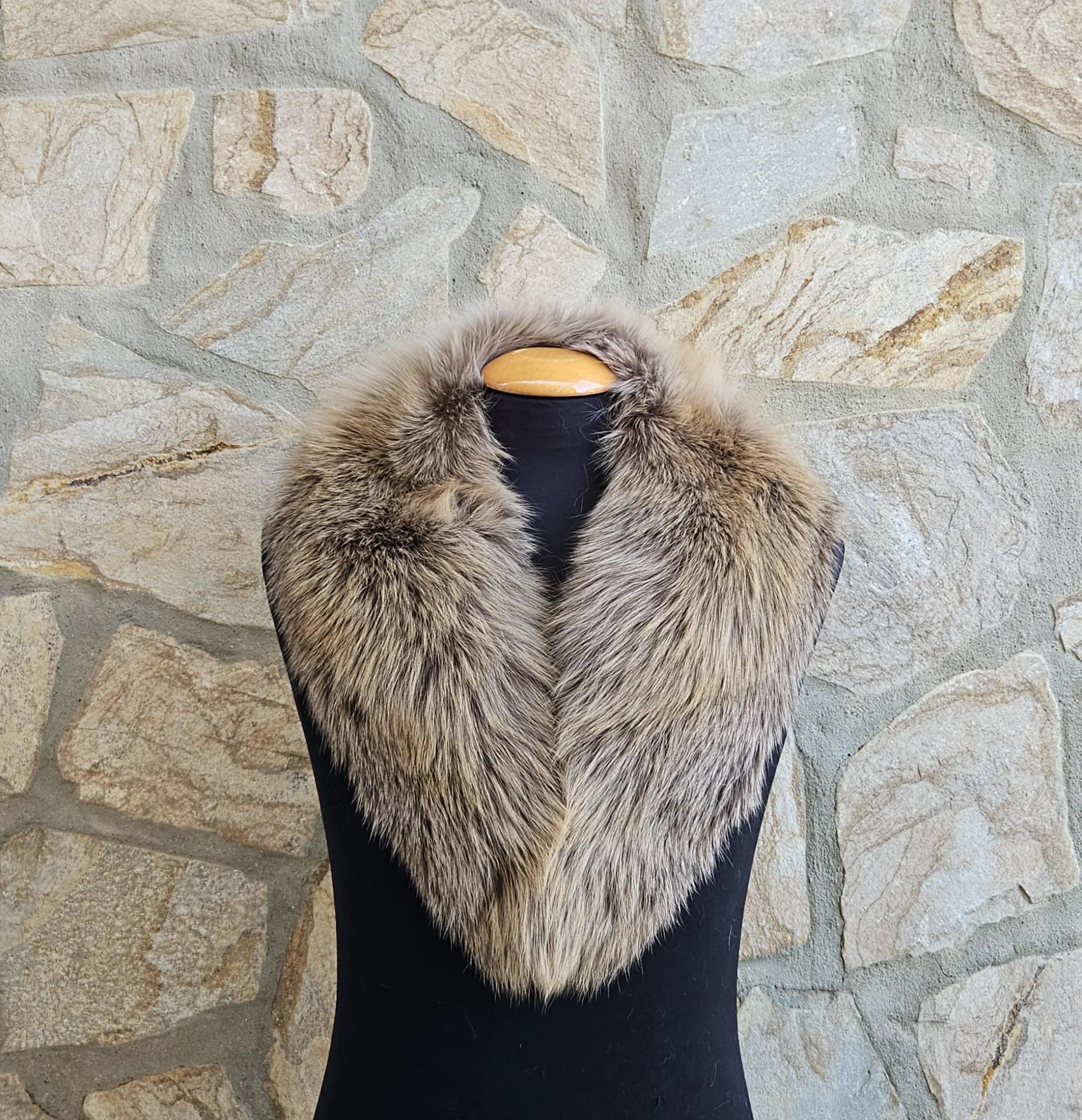 Real Fox Fur Collar - Image 3