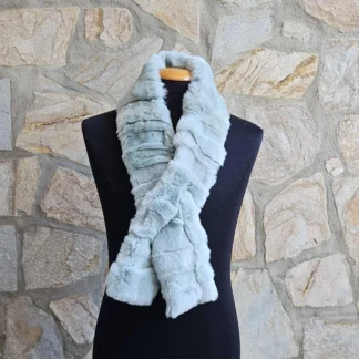 Real Fur Rex Rabbit Scarf