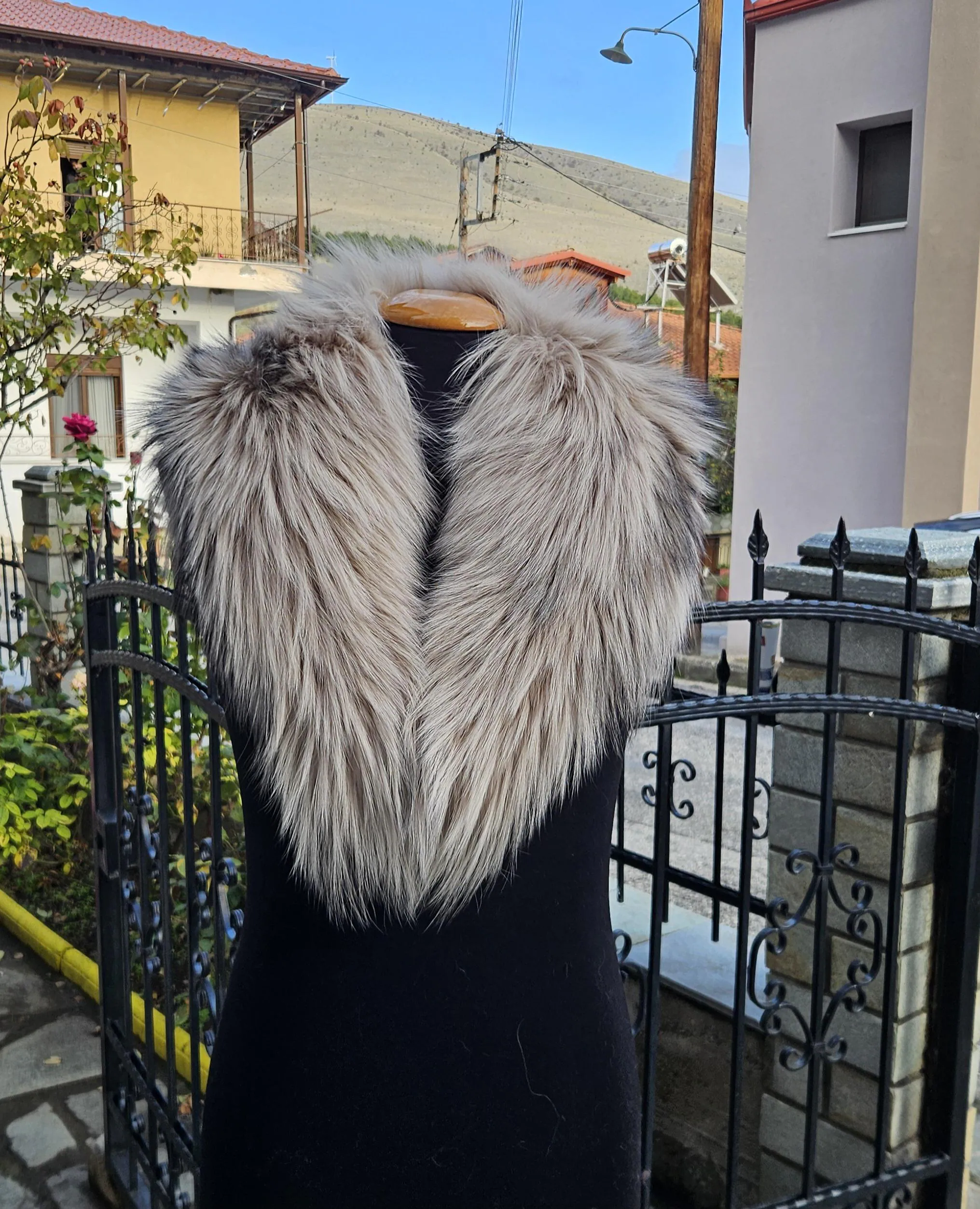 Real Fox Fur Collar