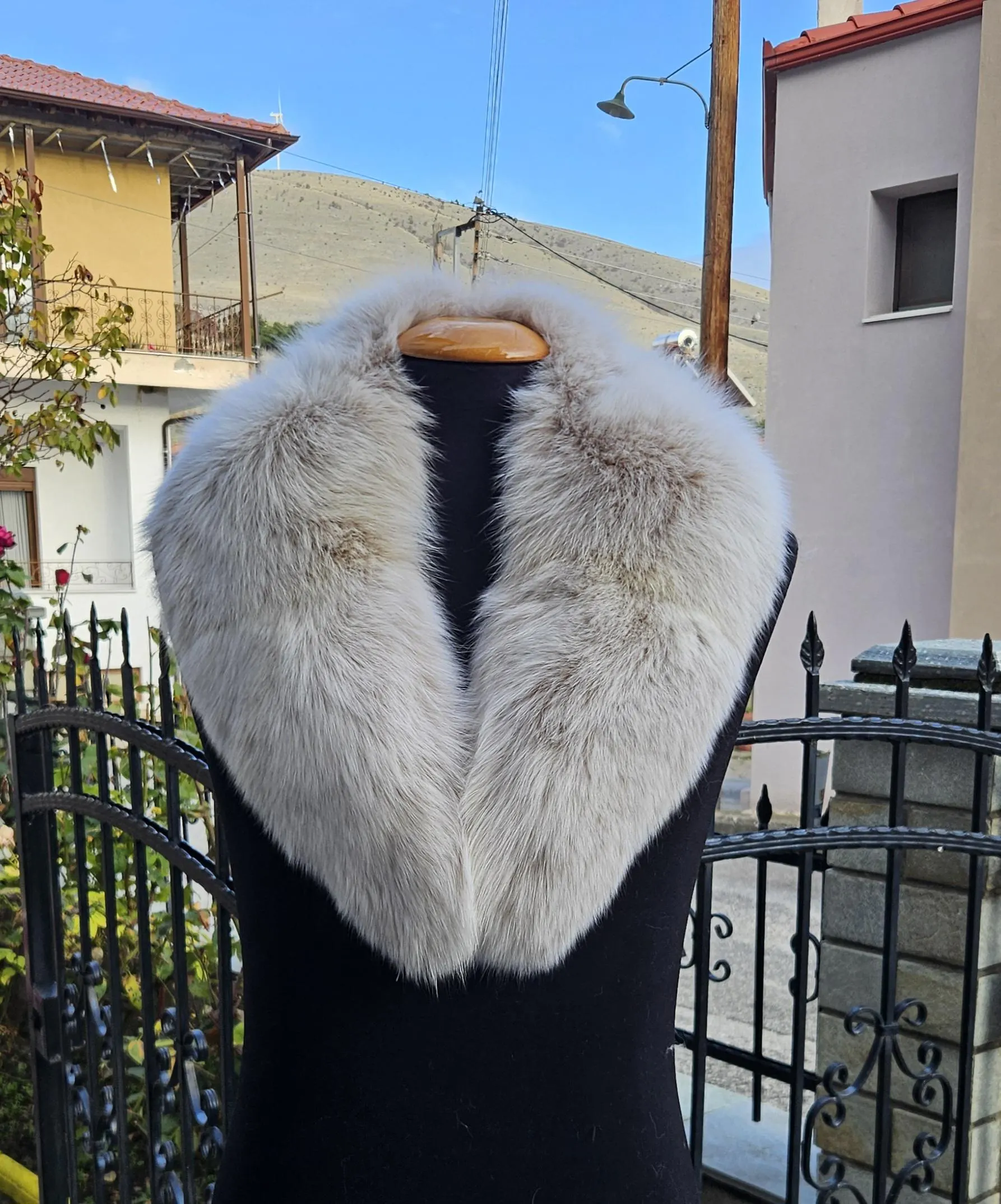 Real Fox Fur Collar