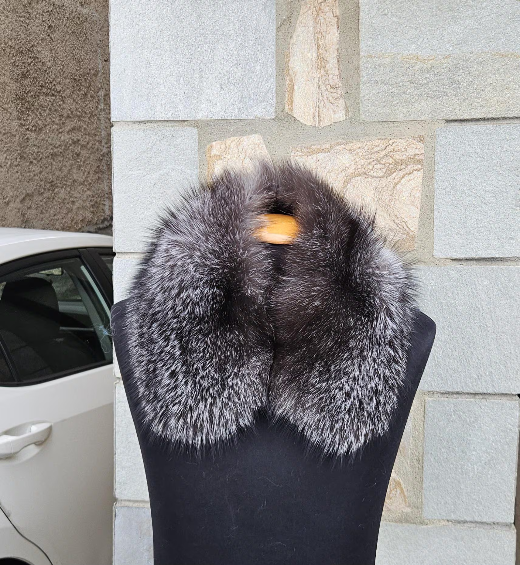Real Fox Fur Collar
