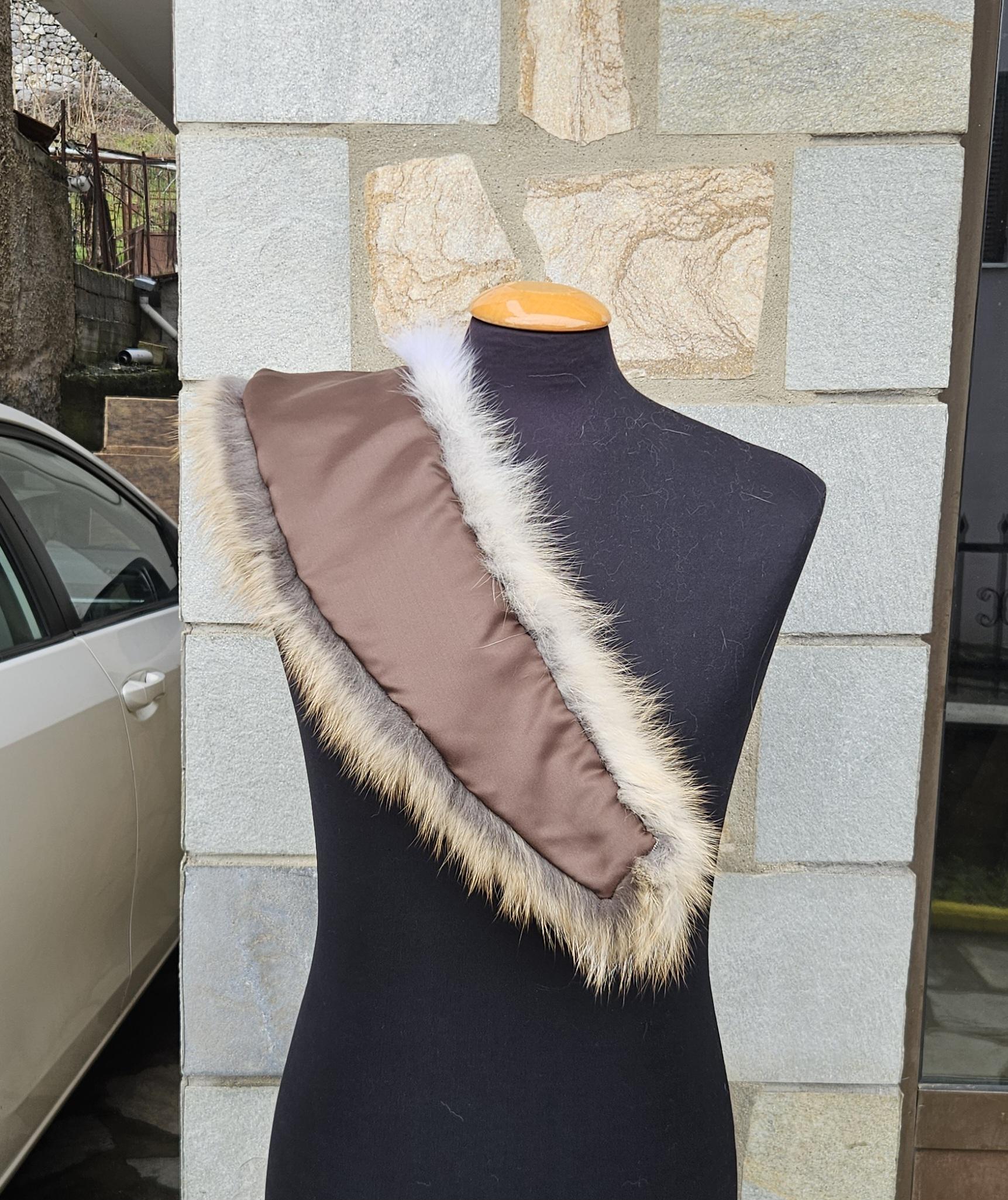 Real Fox Fur Collar - Image 4