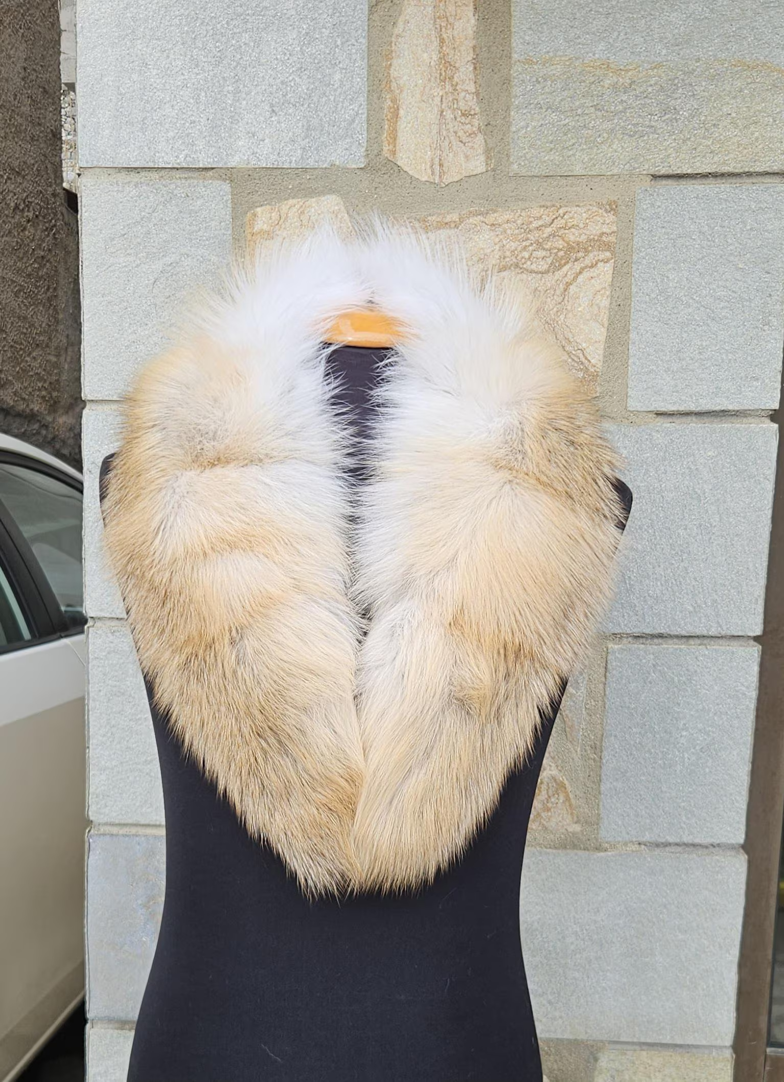 Real Fox Fur Collar