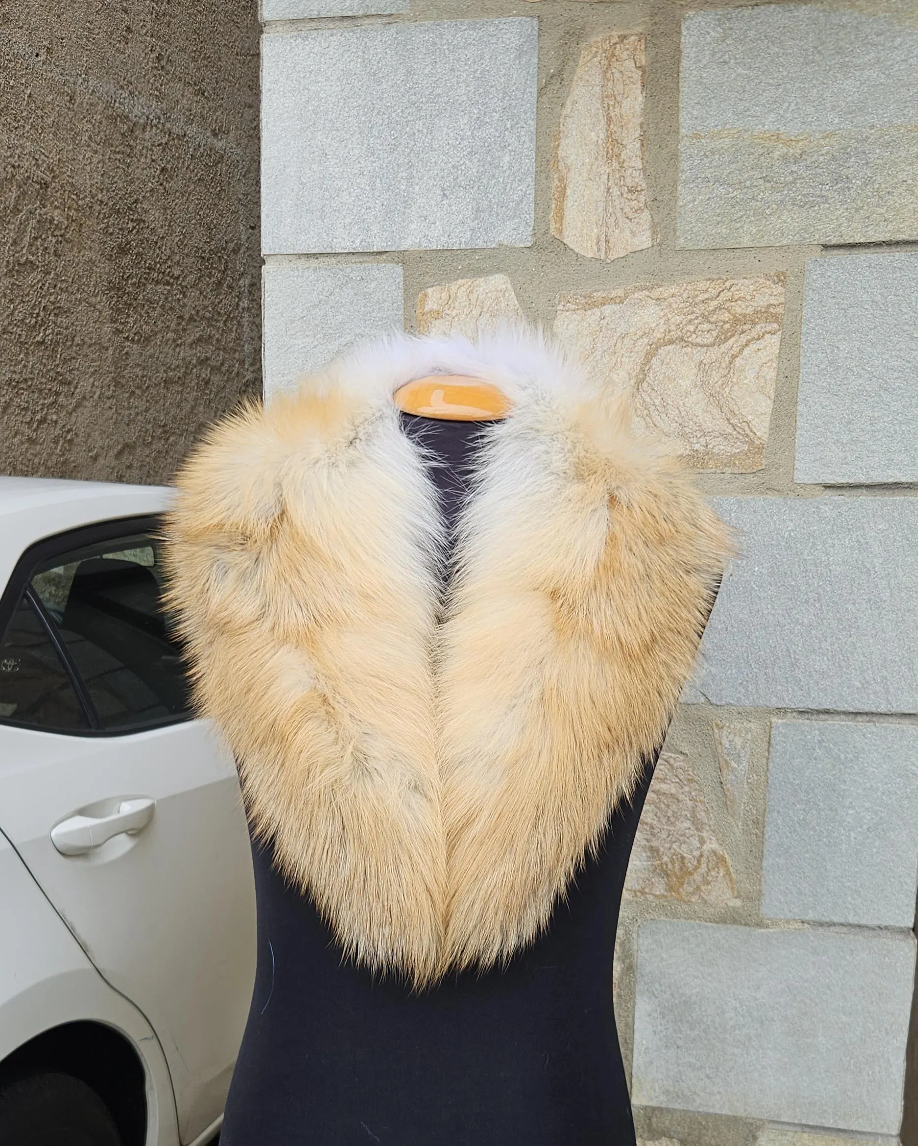 Real Fox Fur Collar