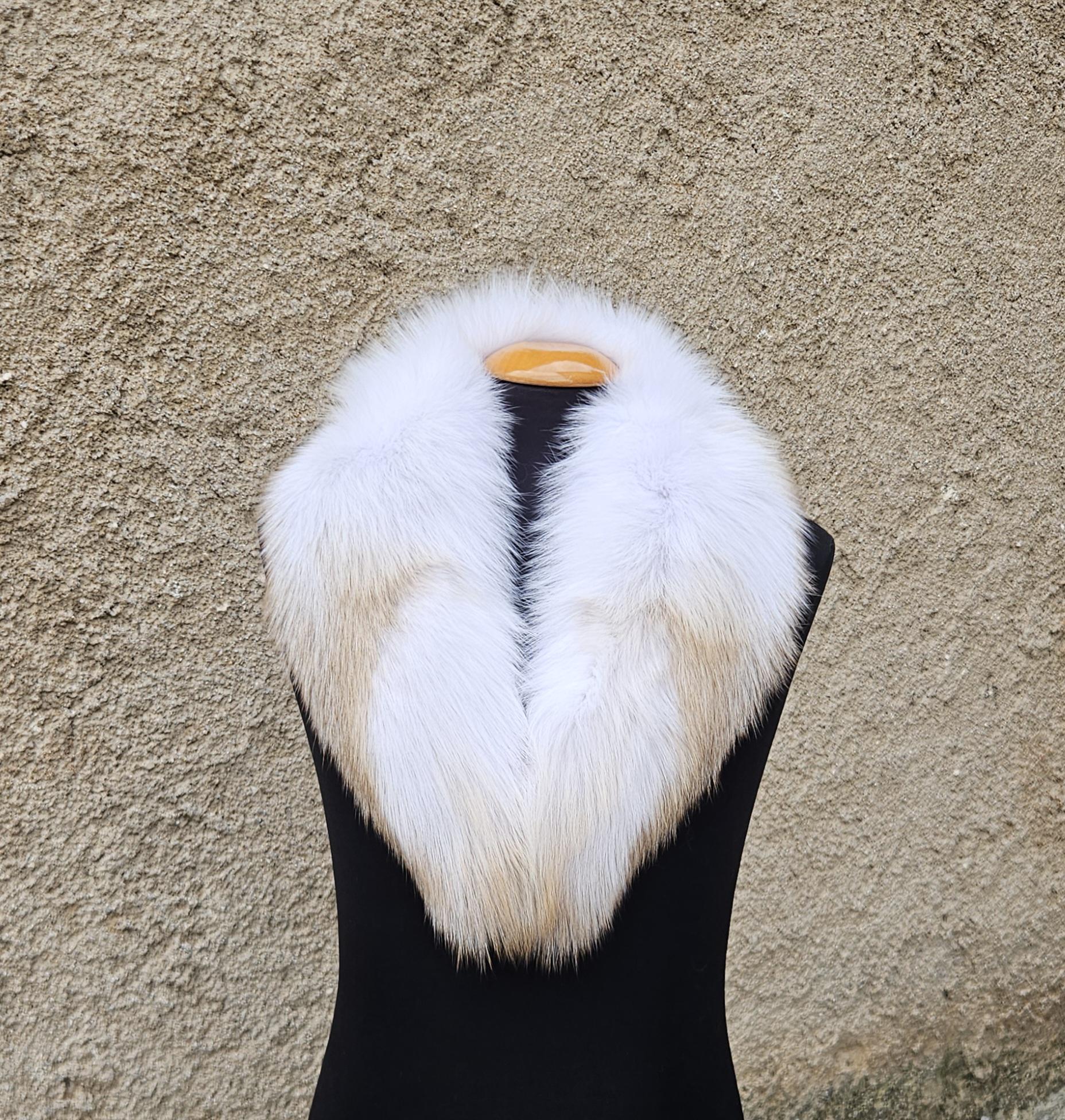 Real Fox Fur Collar