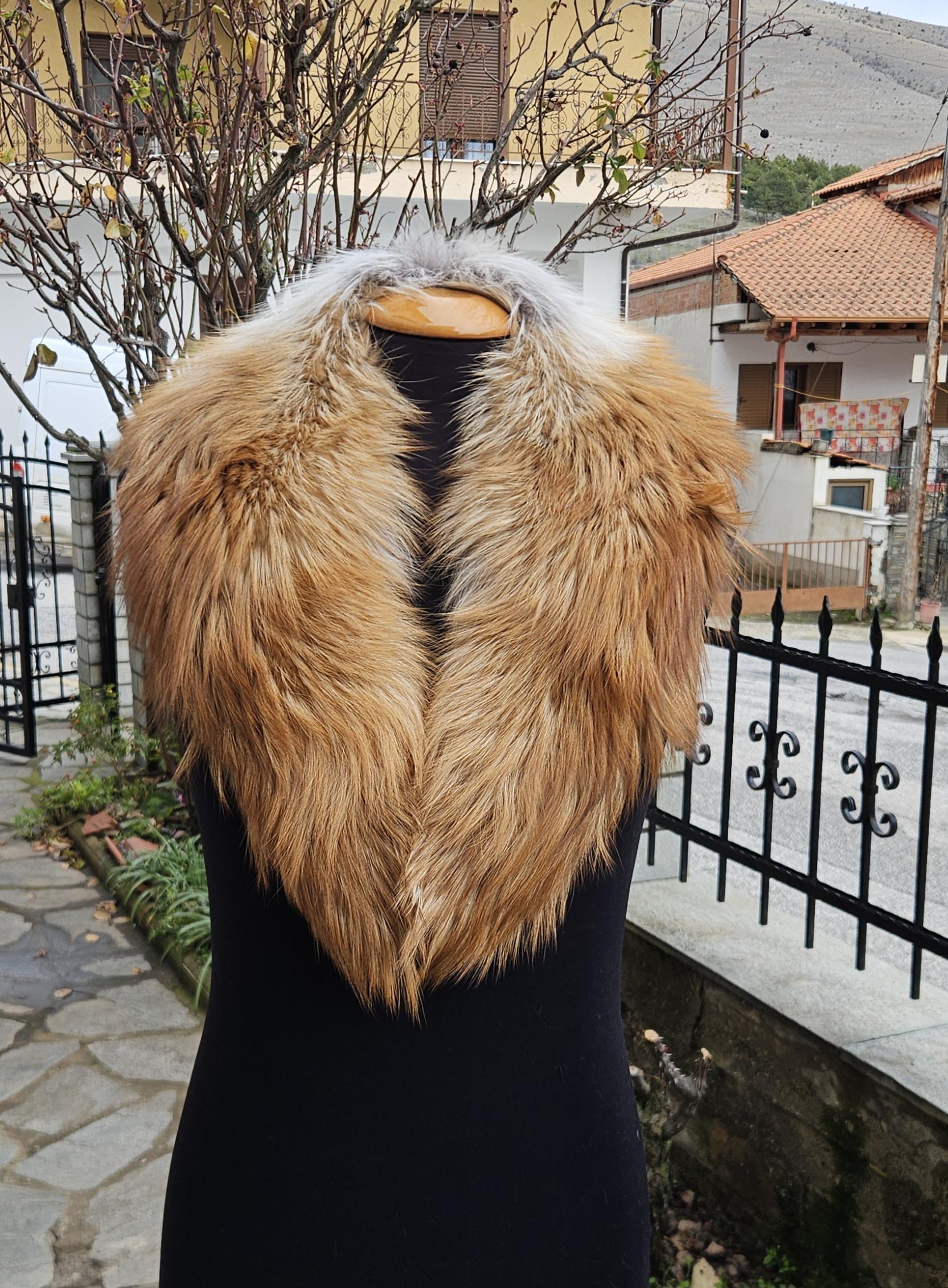 Real Fox Fur Collar