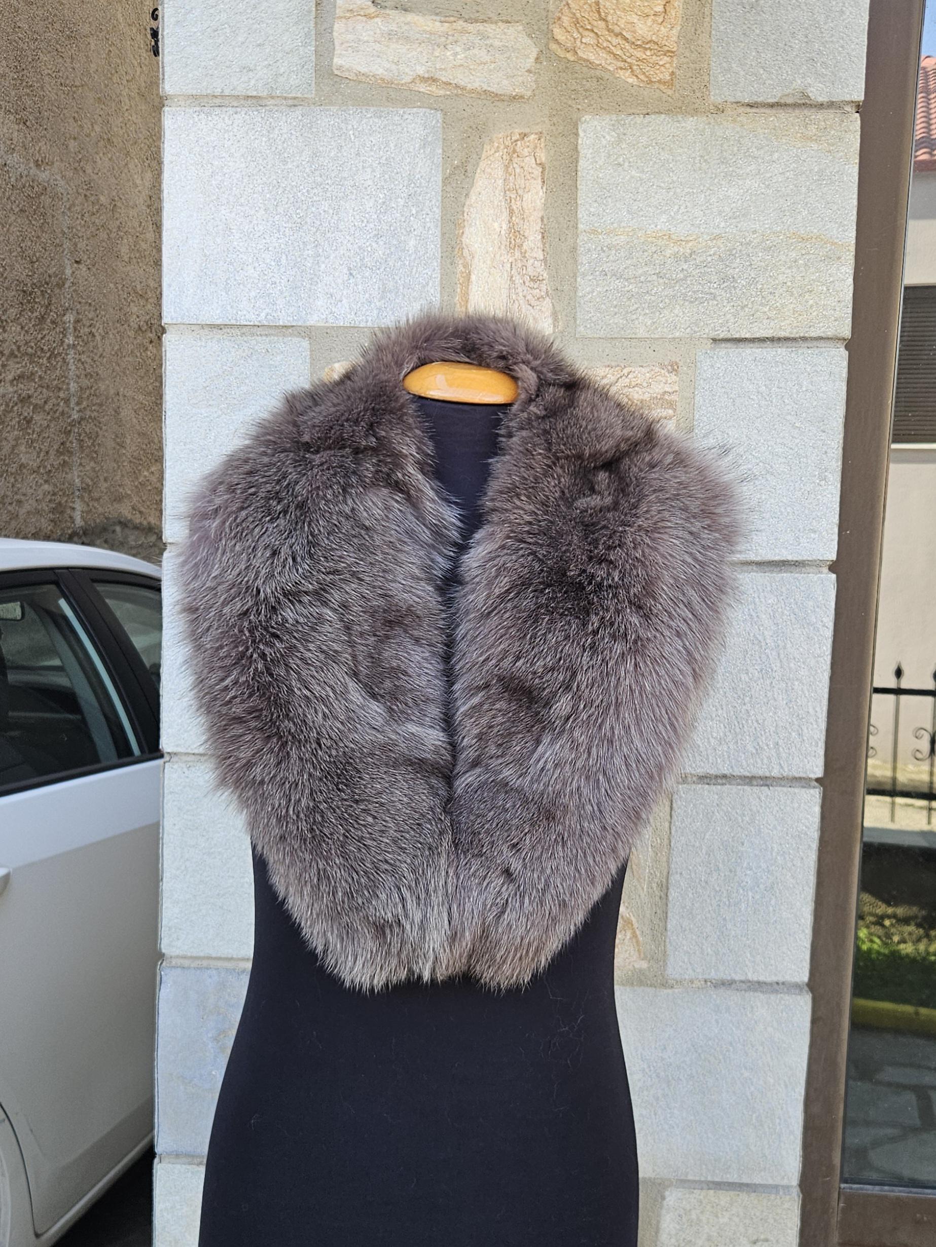 Real Fox Fur Collar