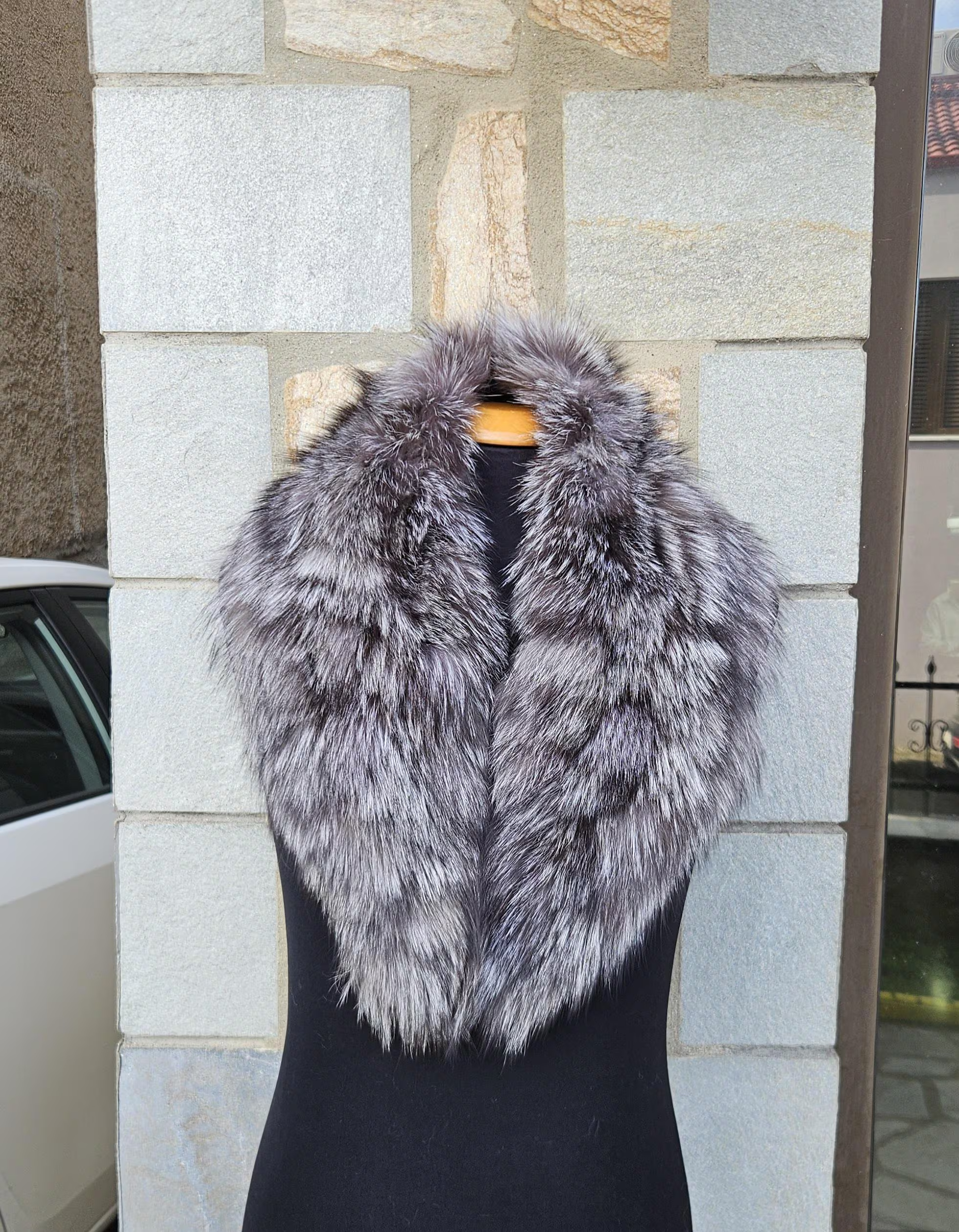 Real Fox Fur Collar