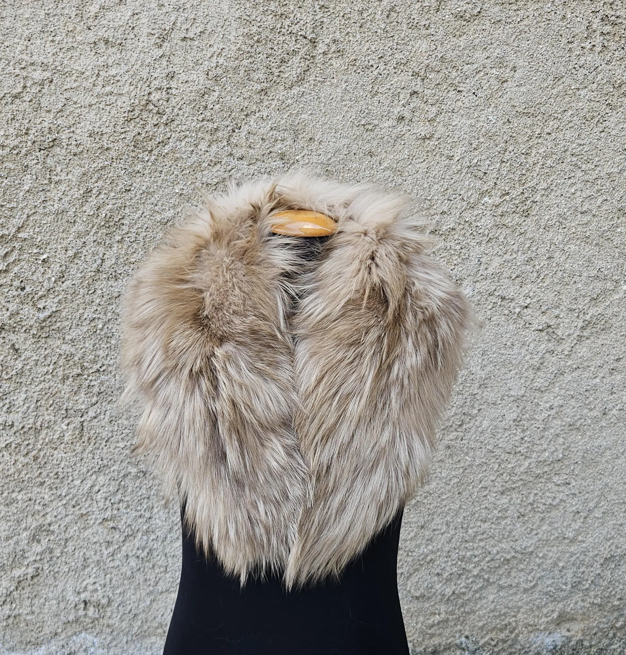 Real Fox Fur Collar