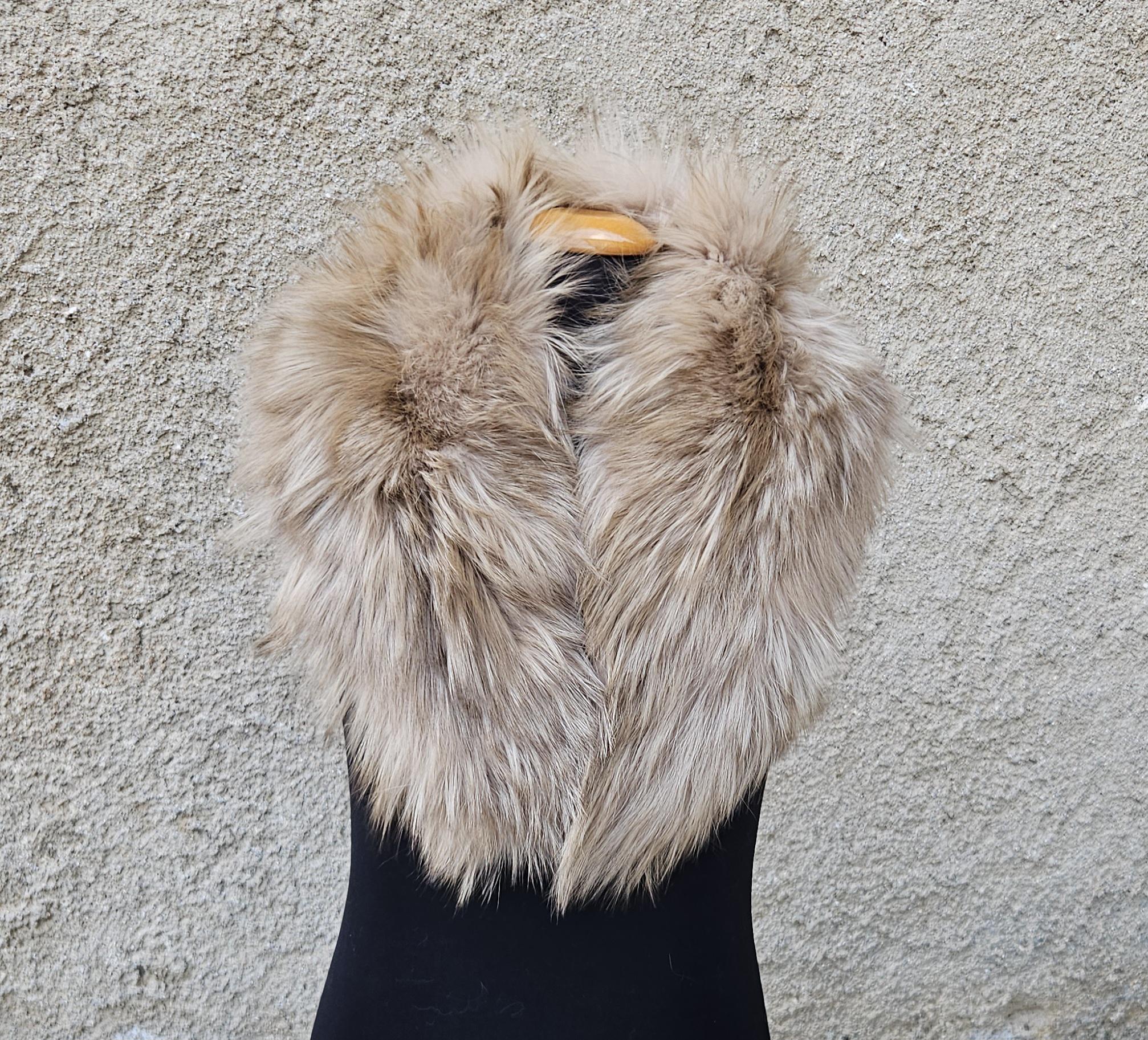 Real Fox Fur Collar - Image 3