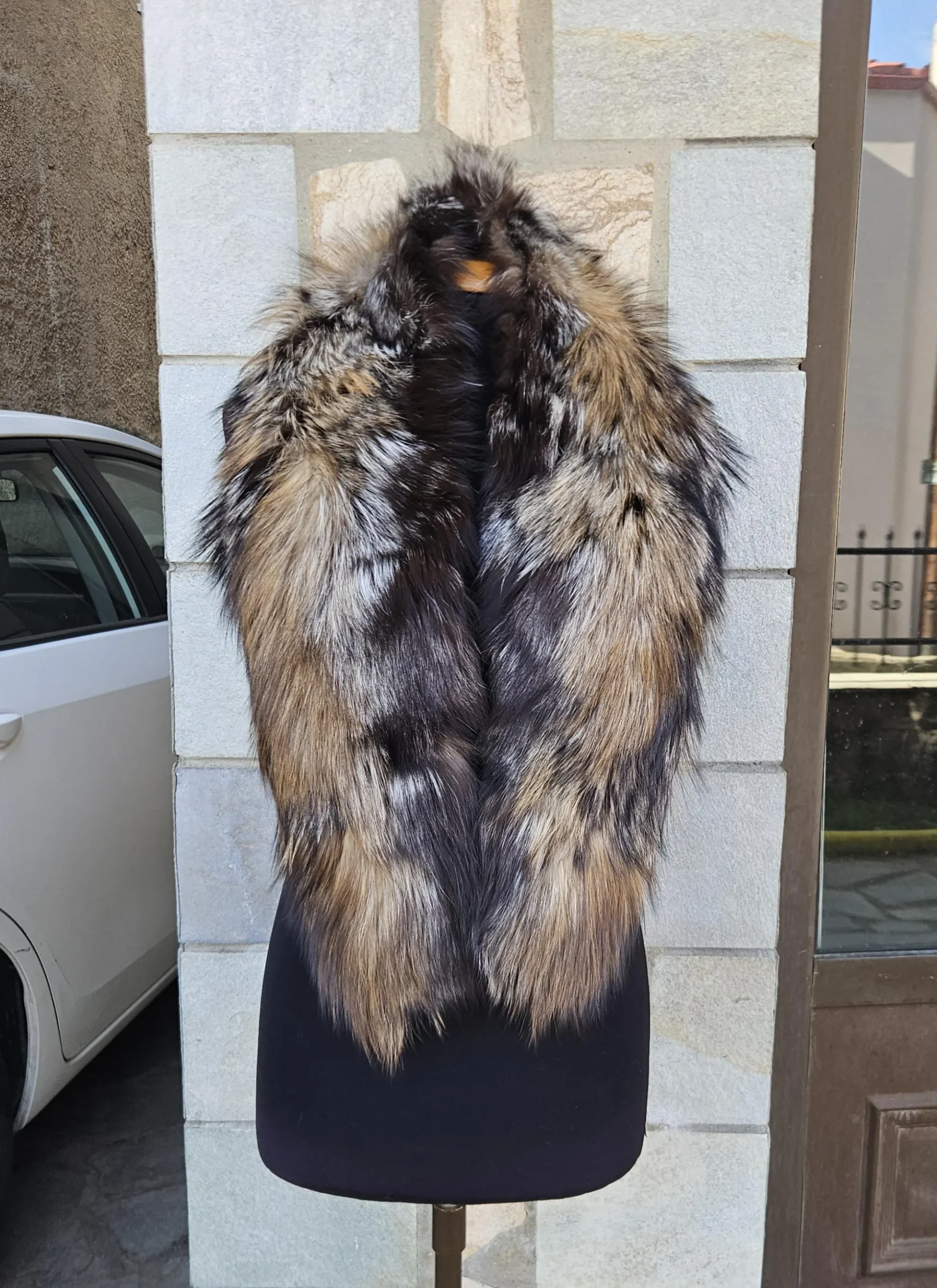 Real Fox Fur Collar