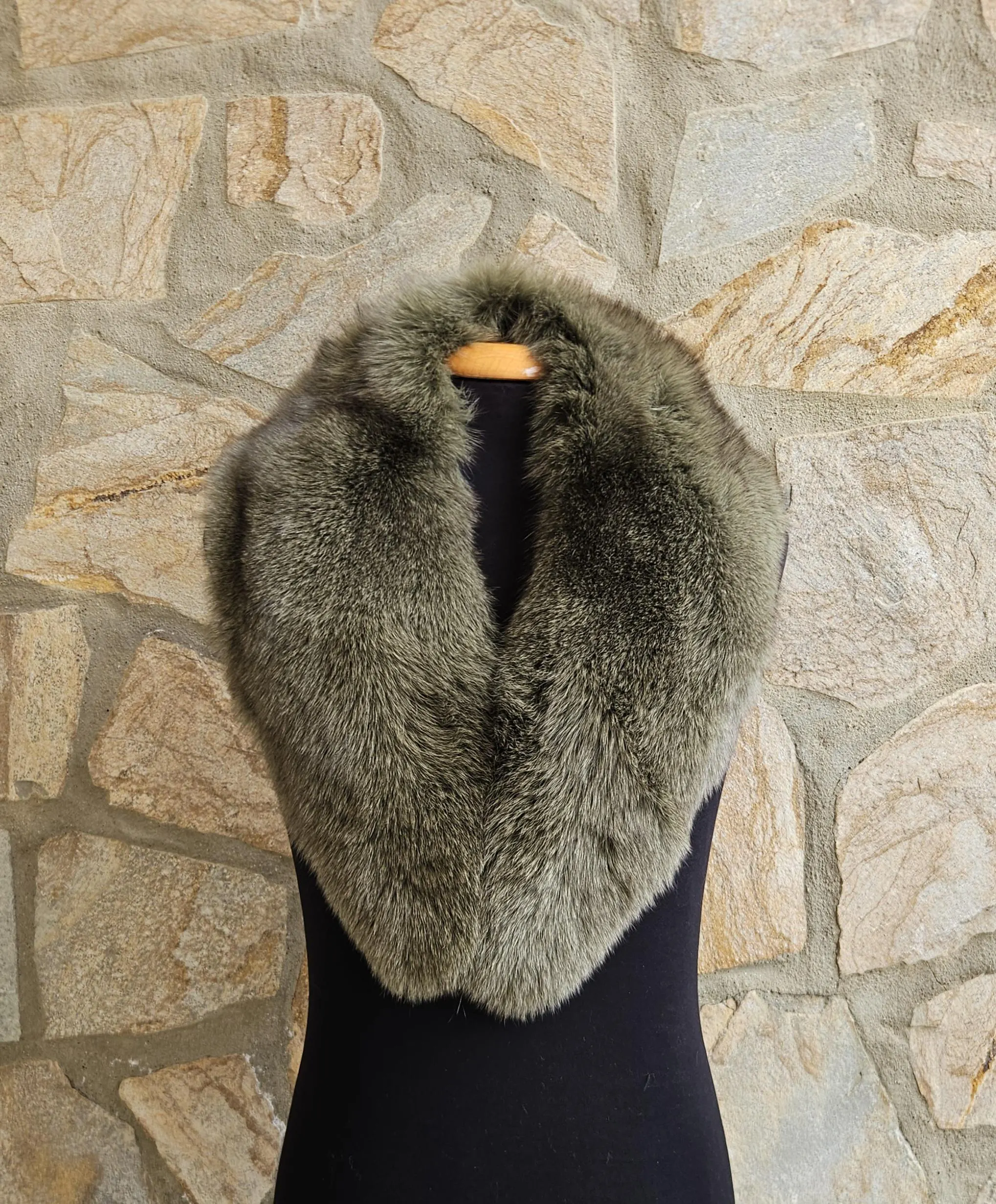 Real Fox Fur Collar - Image 2
