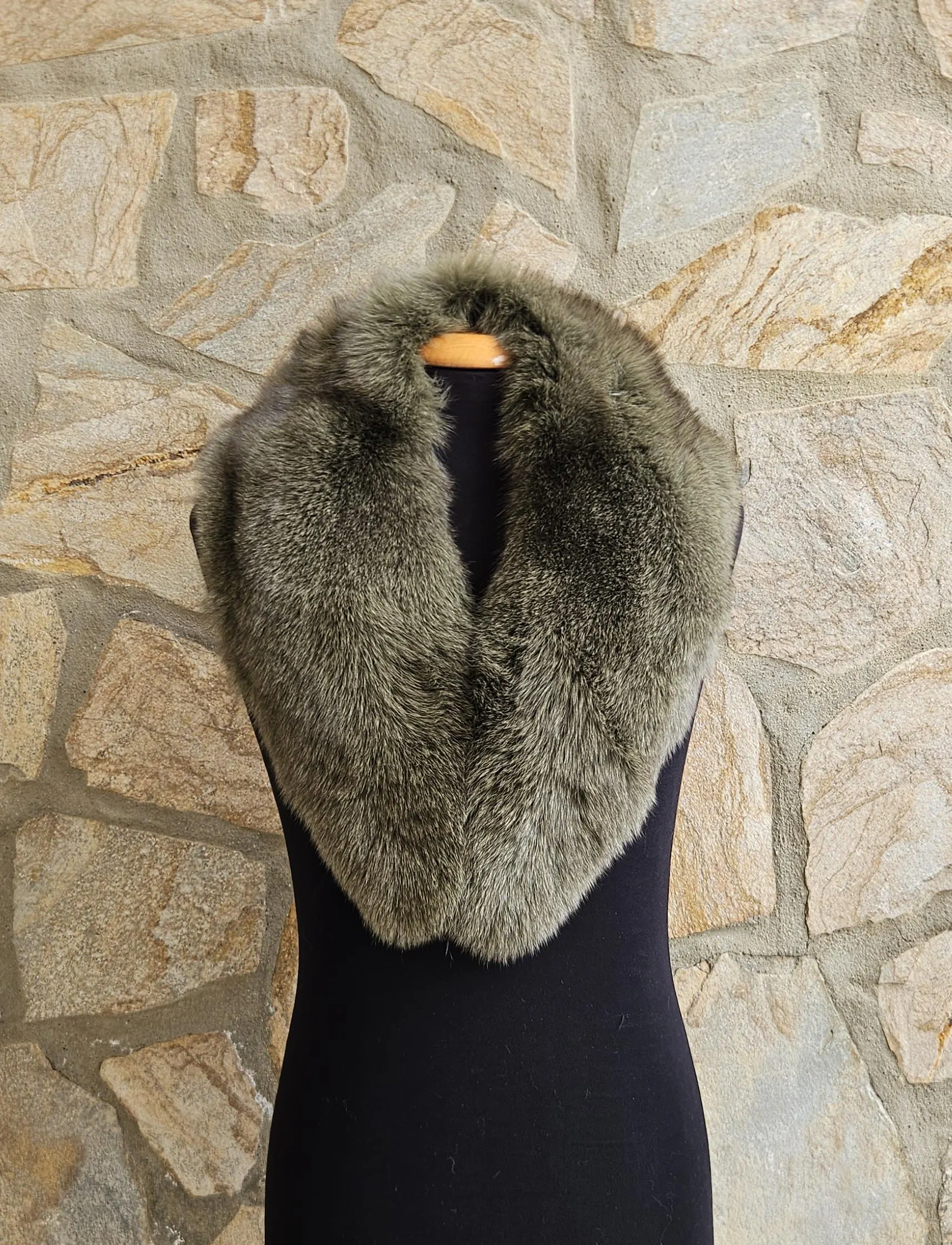 Real Fox Fur Collar