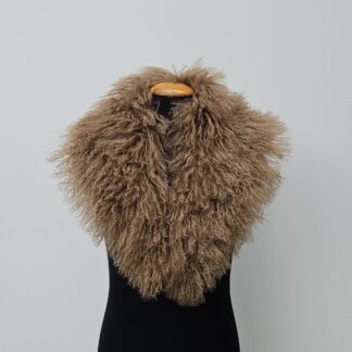 Real Mongolian Fur Collar