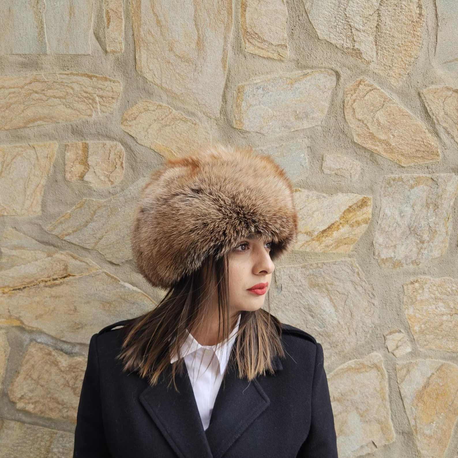 Real Fox Fur Hat - Image 2